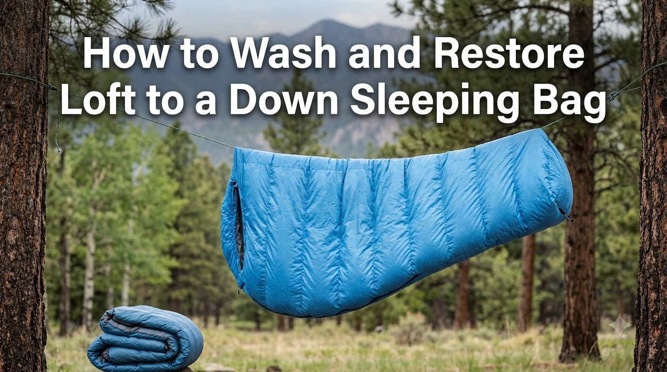 How to Wash and Restore Loft to a Down Sleeping Bag