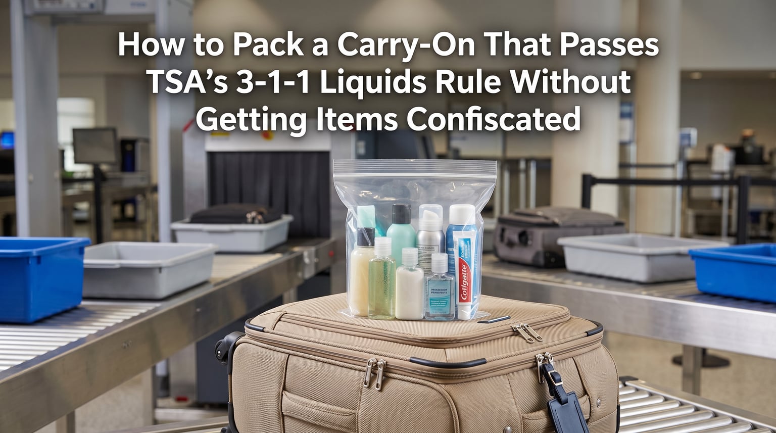 How to Pack a Carry-On That Passes TSA's 3-1-1 Liquids Rule Without Getting Items Confiscated