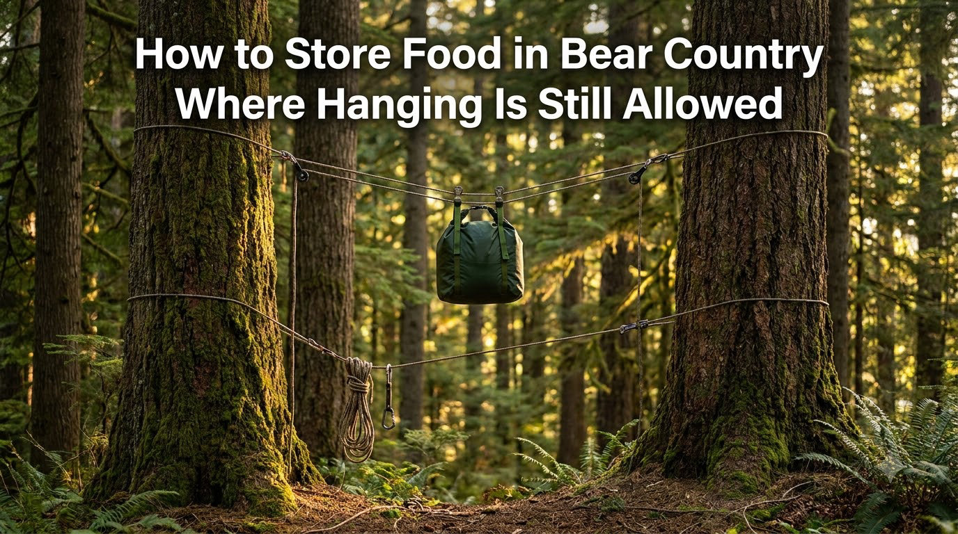 How to Store Food in Bear Country Where Hanging Is Still Allowed