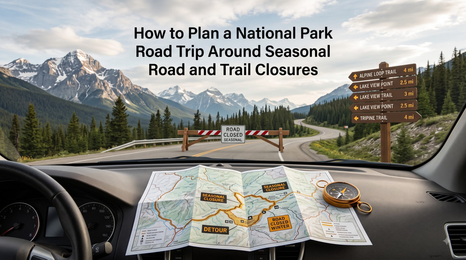 How to Plan a National Park Road Trip Around Seasonal Road and Trail Closures