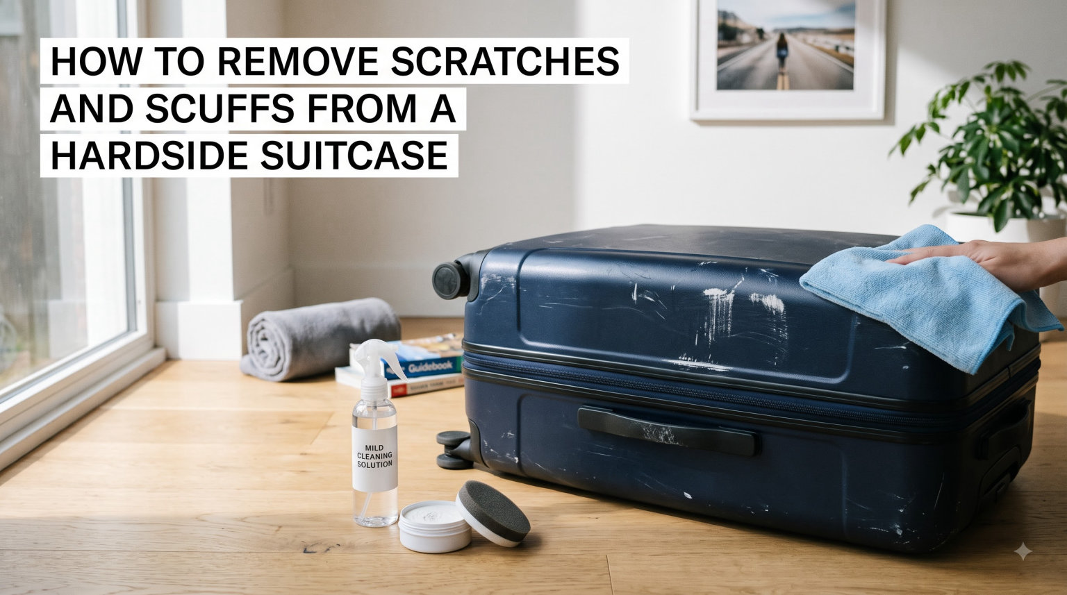 How to Remove Scratches and Scuffs From a Hardside Suitcase