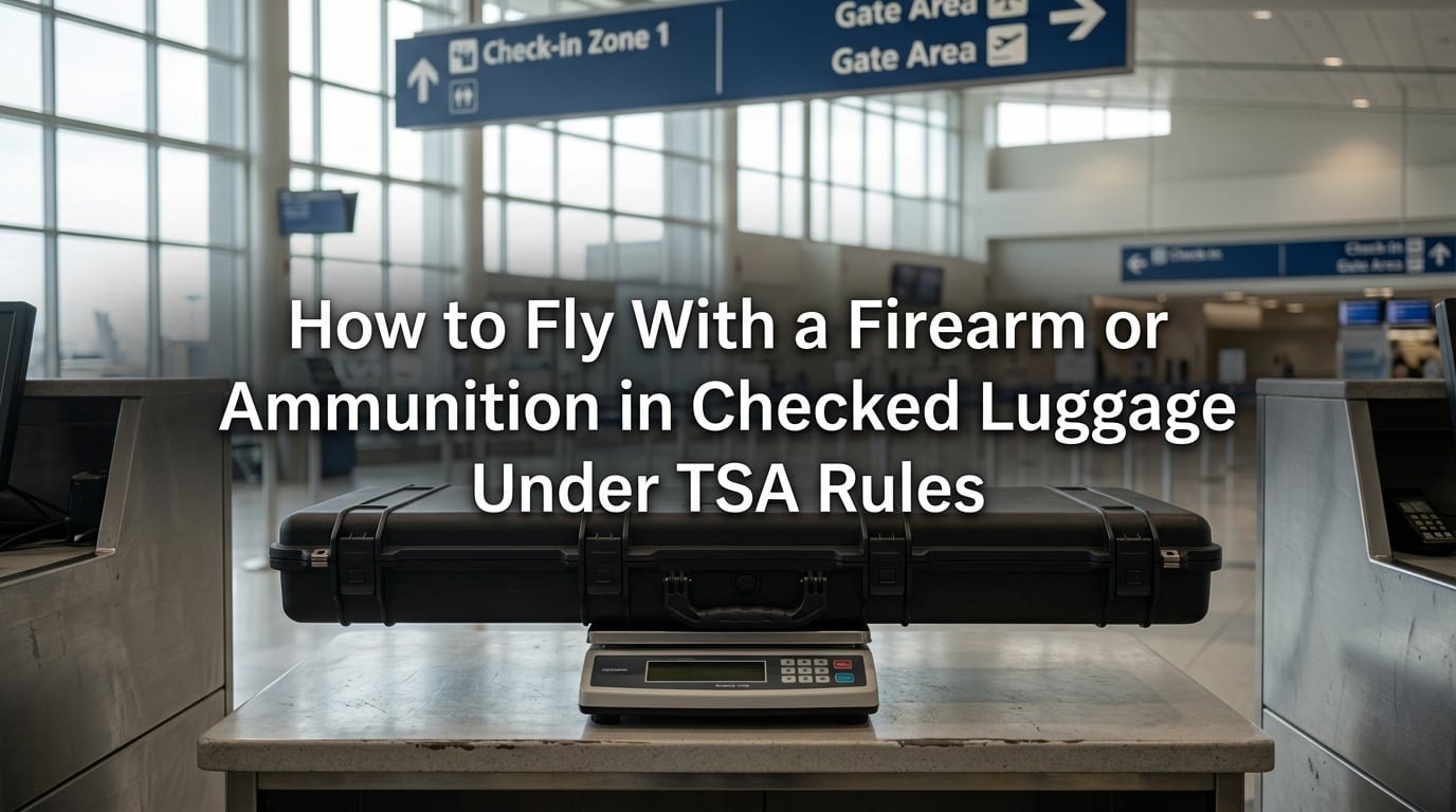 How to Fly With a Firearm or Ammunition in Checked Luggage Under TSA Rules