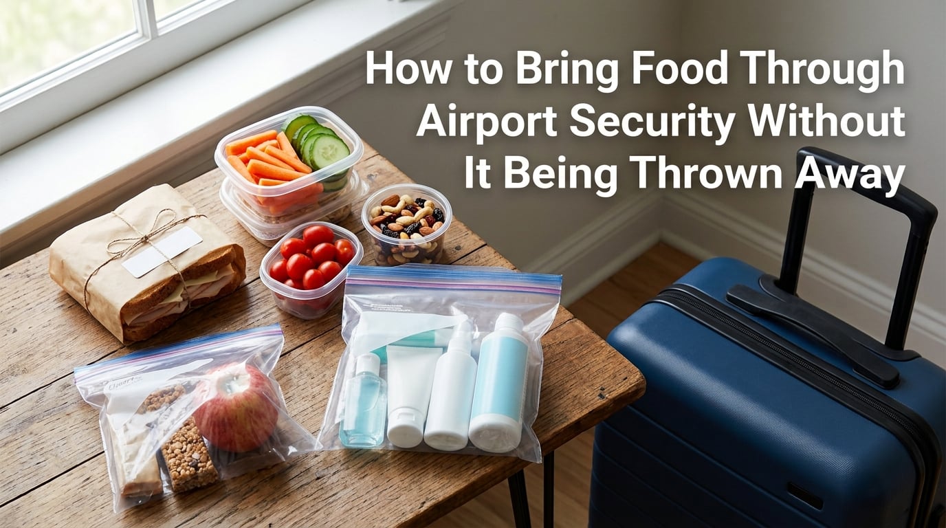 How to Bring Food Through Airport Security Without It Being Thrown Away