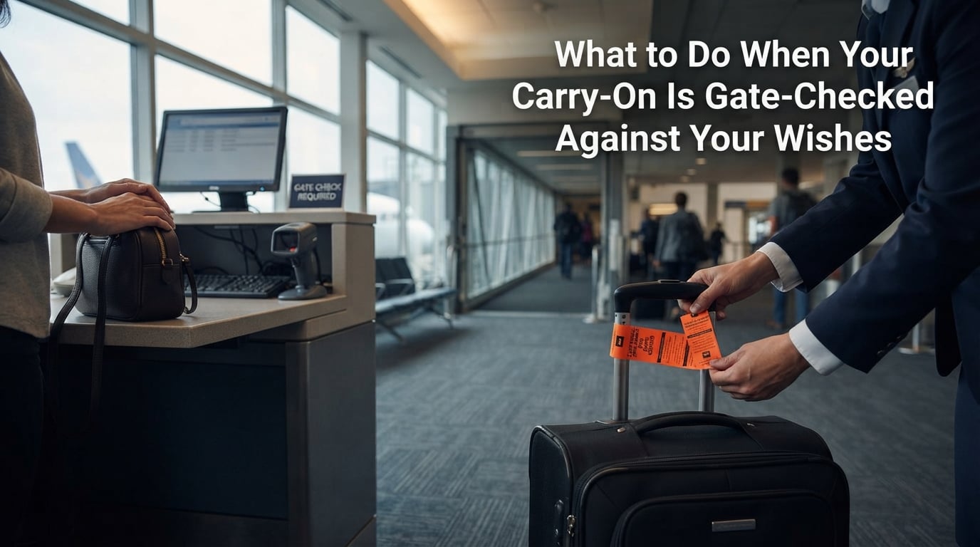 What to Do When Your Carry-On Is Gate-Checked Against Your Wishes