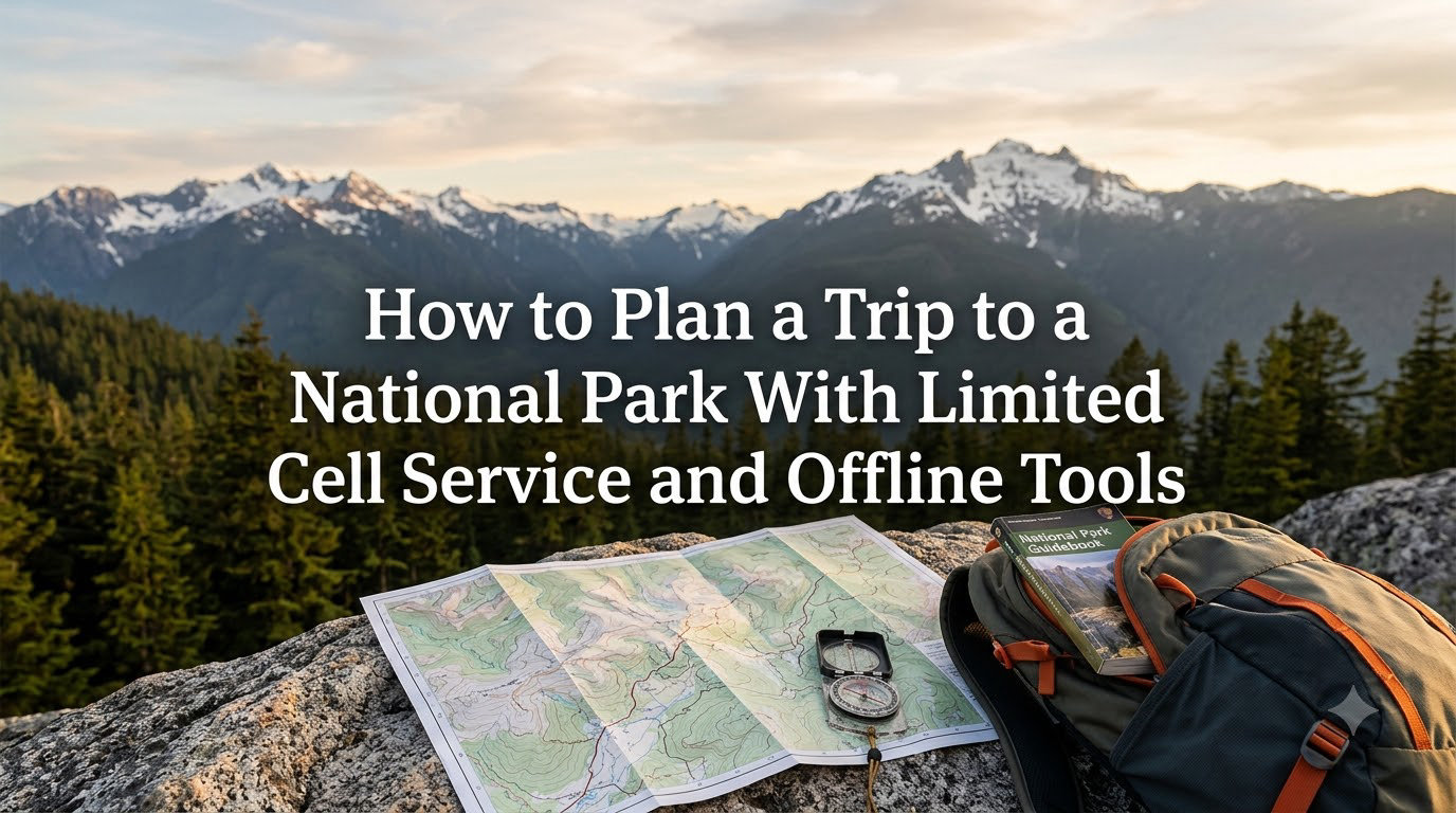 How to Plan a Trip to a National Park With Limited Cell Service and Offline Tools
