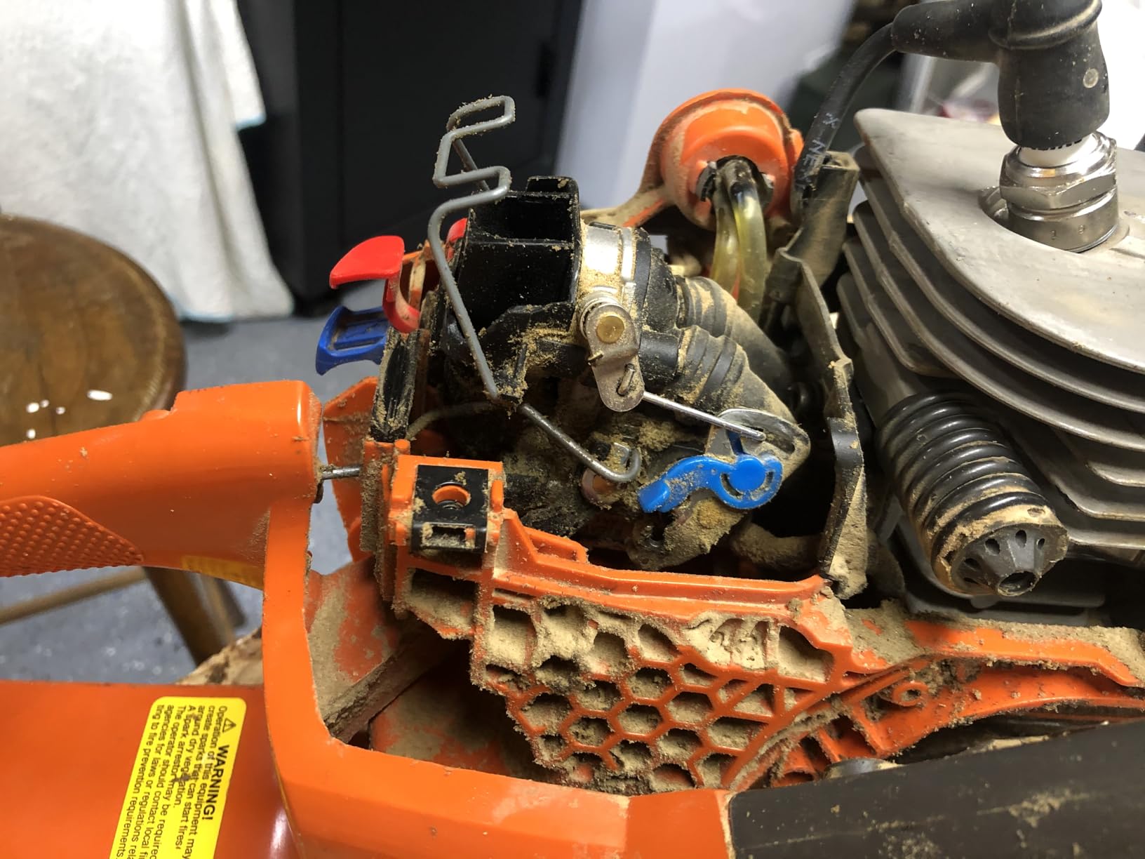 Husqvarna 965030298 455 Rancher 20-Inch 55-1/2cc 2-Stroke Gas-Powered Chain Saw, Orange (965030298) customer photo 1