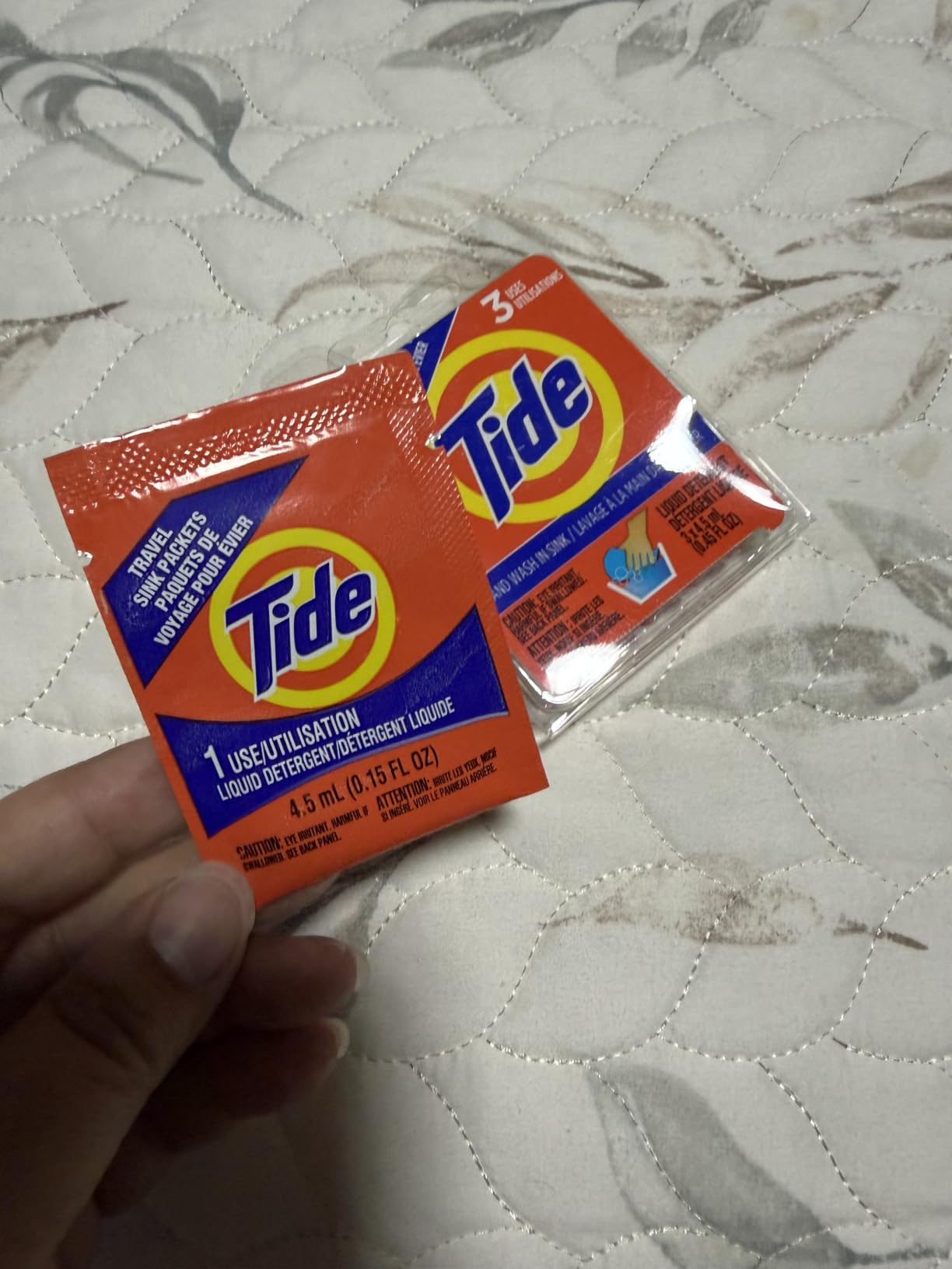 Tide Liquid Travel Sink Packets, 3-Count customer photo 2