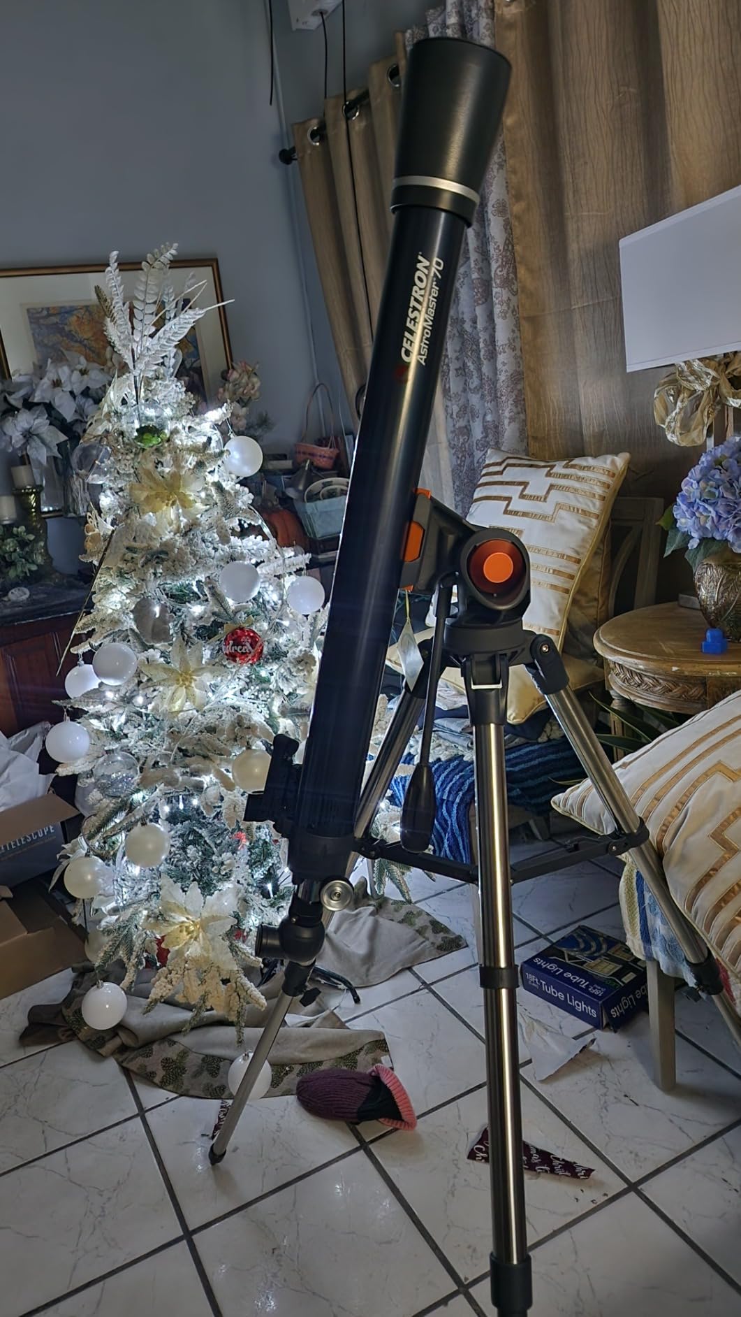 Celestron AstroMaster 70AZ Refractor Telescope for Moon & Planet Viewing customer photo 2