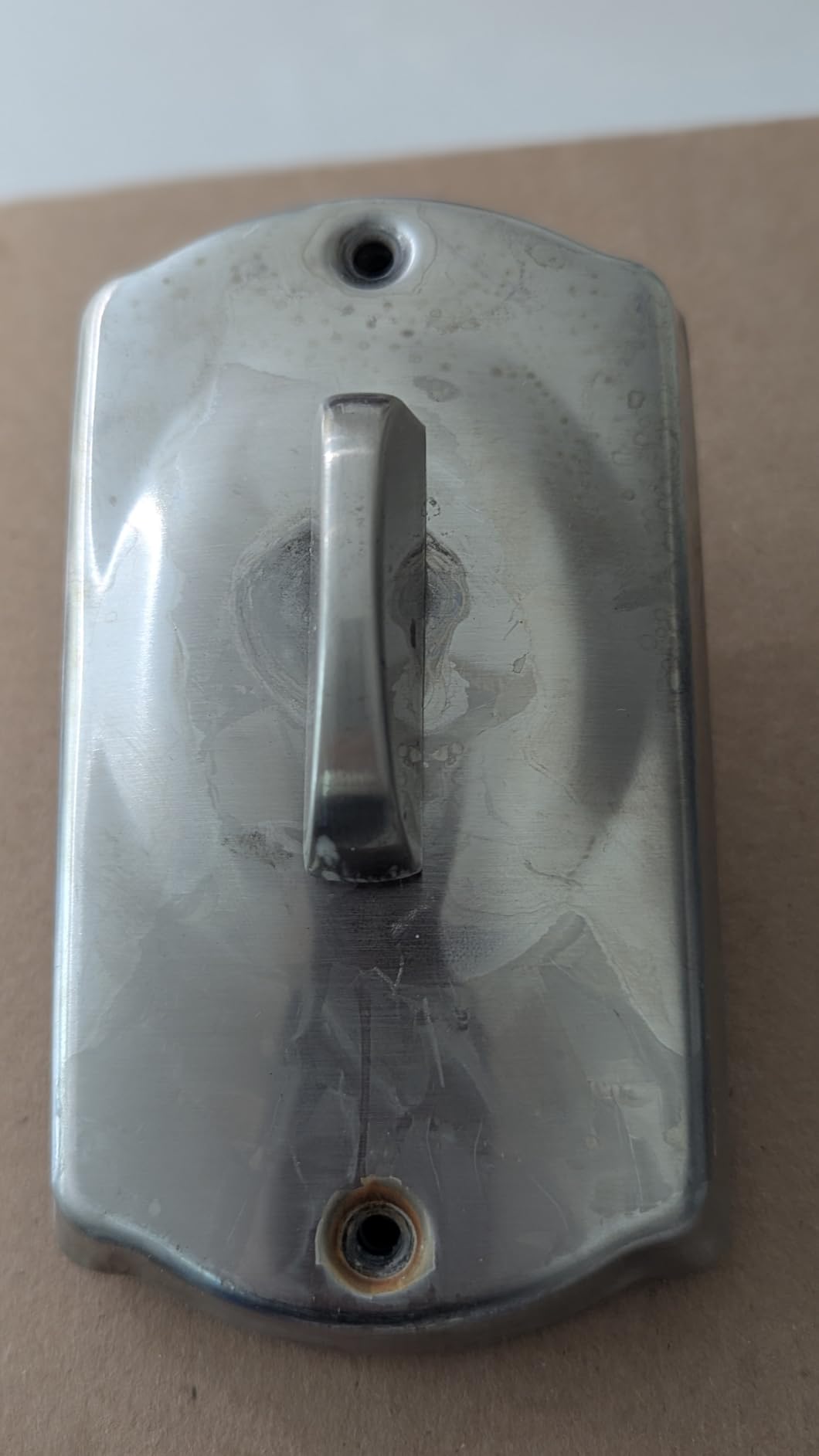 Schlage Electronic Keypad Deadbolt Lock, Camelot Trim, Satin Nickel customer photo 2