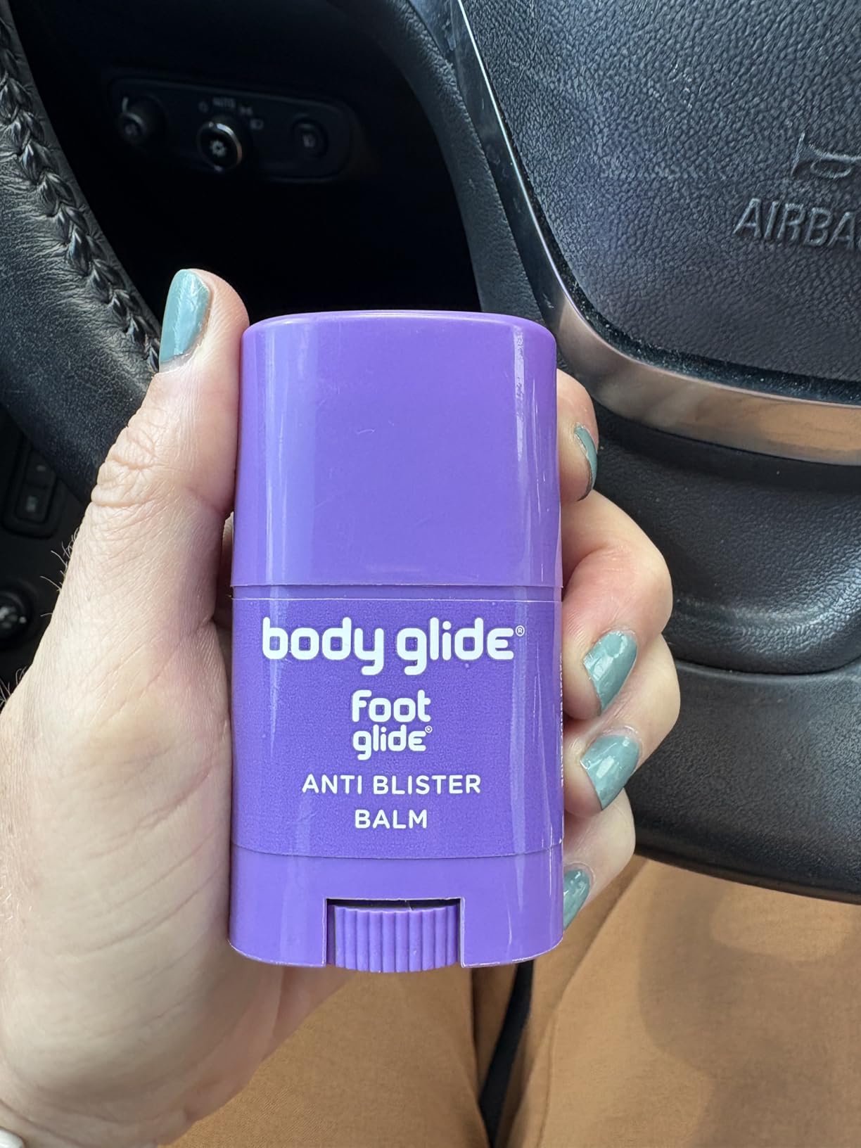 Body Glide Foot Glide Anti Blister Balm | blister prevention for heels, shoes, cleats, boots, socks, and sandals | Use on toes, heel, ankle, arch, sole and ball of foot | 0.8oz customer photo 1