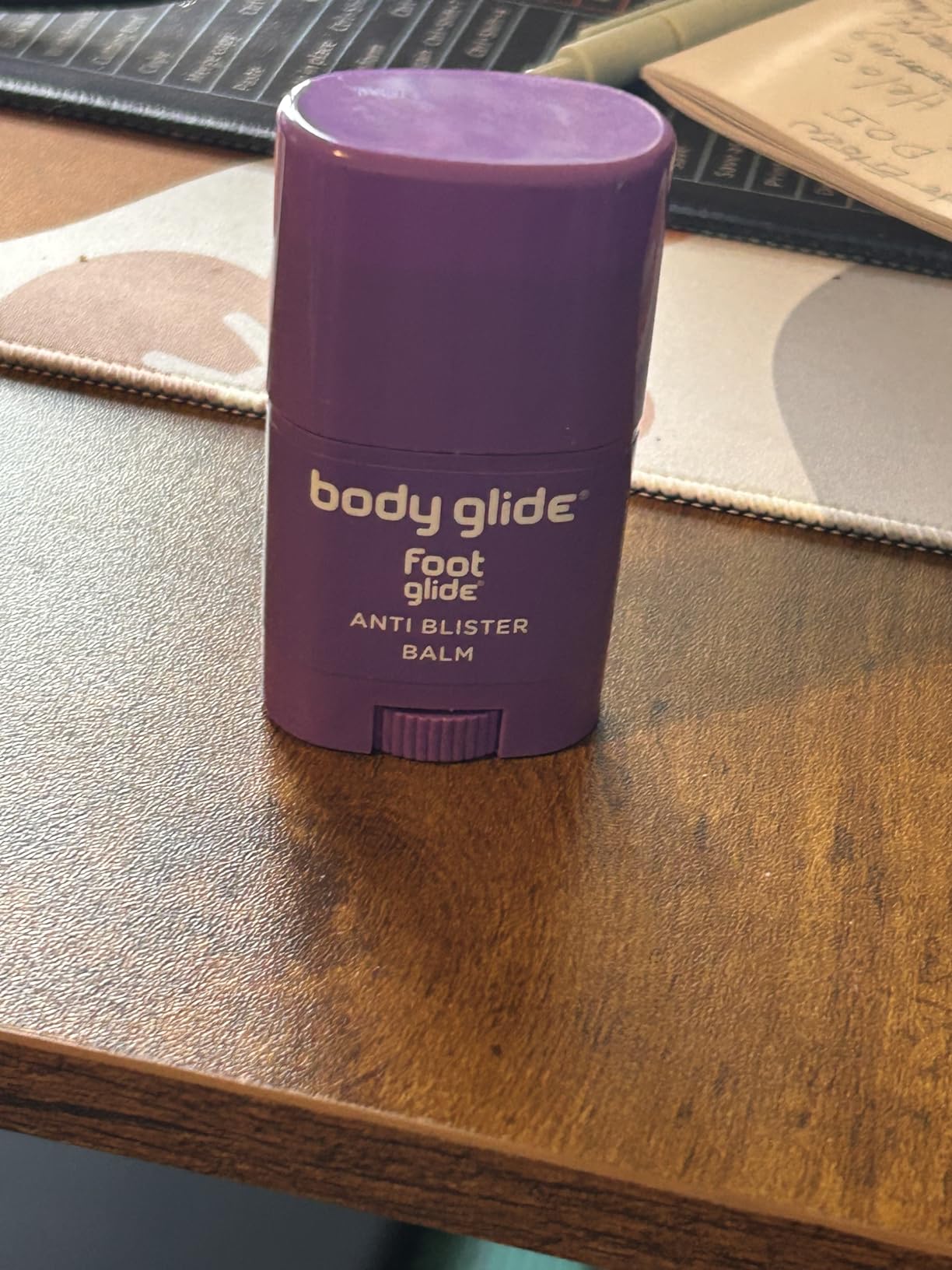 Body Glide Foot Glide Anti Blister Balm | blister prevention for heels, shoes, cleats, boots, socks, and sandals | Use on toes, heel, ankle, arch, sole and ball of foot | 0.8oz customer photo 2