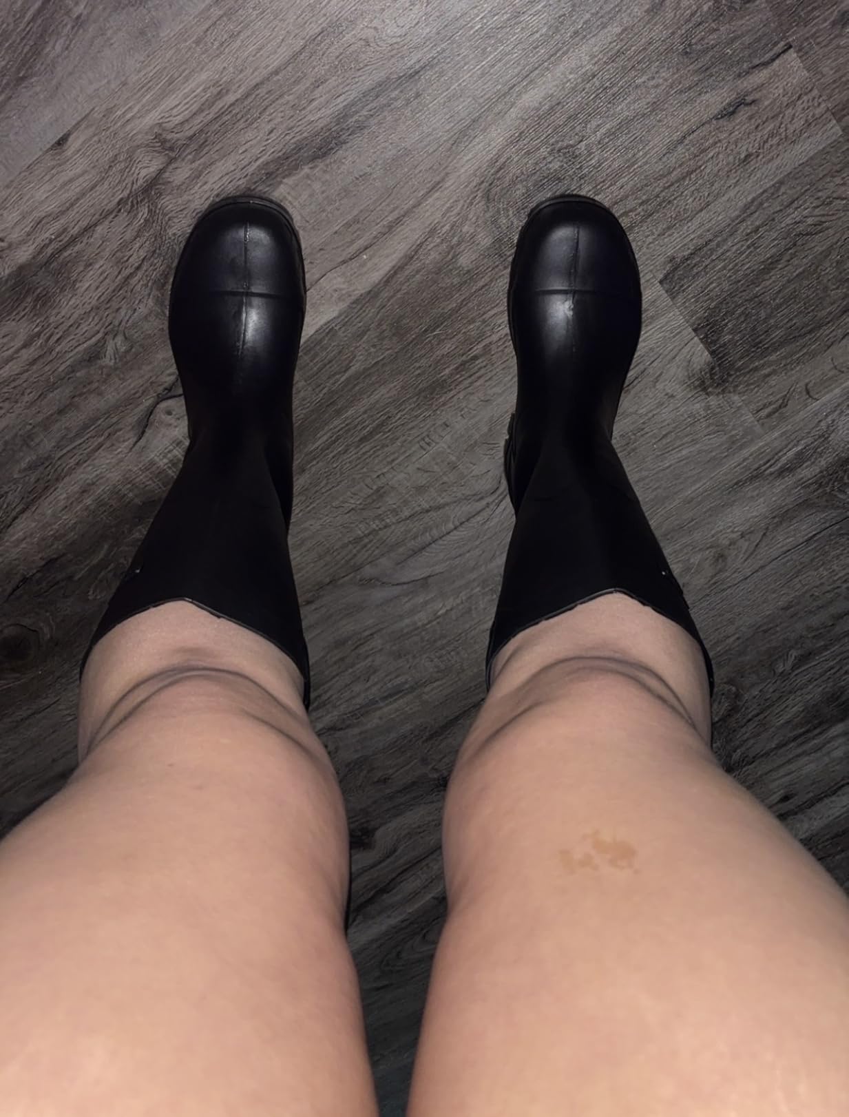 DUNLOP Chesapeake Rubber Boots for men and women, Plain Toe, Black, Size 11 customer photo 2