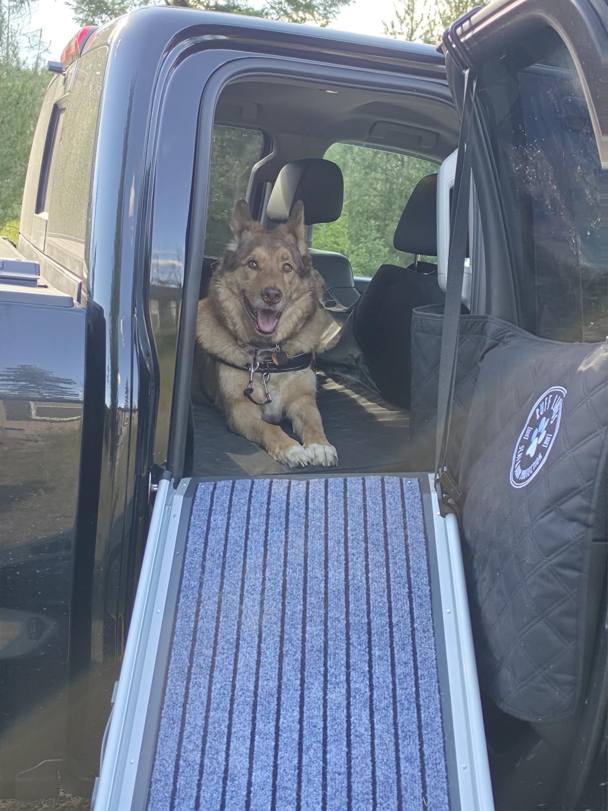 PetSafe Happy Ride Extra Long Telescoping Dog Ramp, Portable Pet Ramp for Cars, Trucks & SUVs with Adjustable Sizing customer photo 2