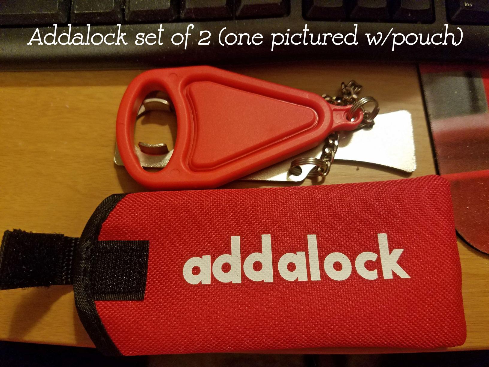 Addalock The Original Portable Door Lock for Travel & Home Security, 1-Piece Door Latch Lock for Houses, Apartments, Hotels, Motels, Dorms & AirBnBs - Lock the Door & Stay at Home or Away, 2 Pack customer photo 1