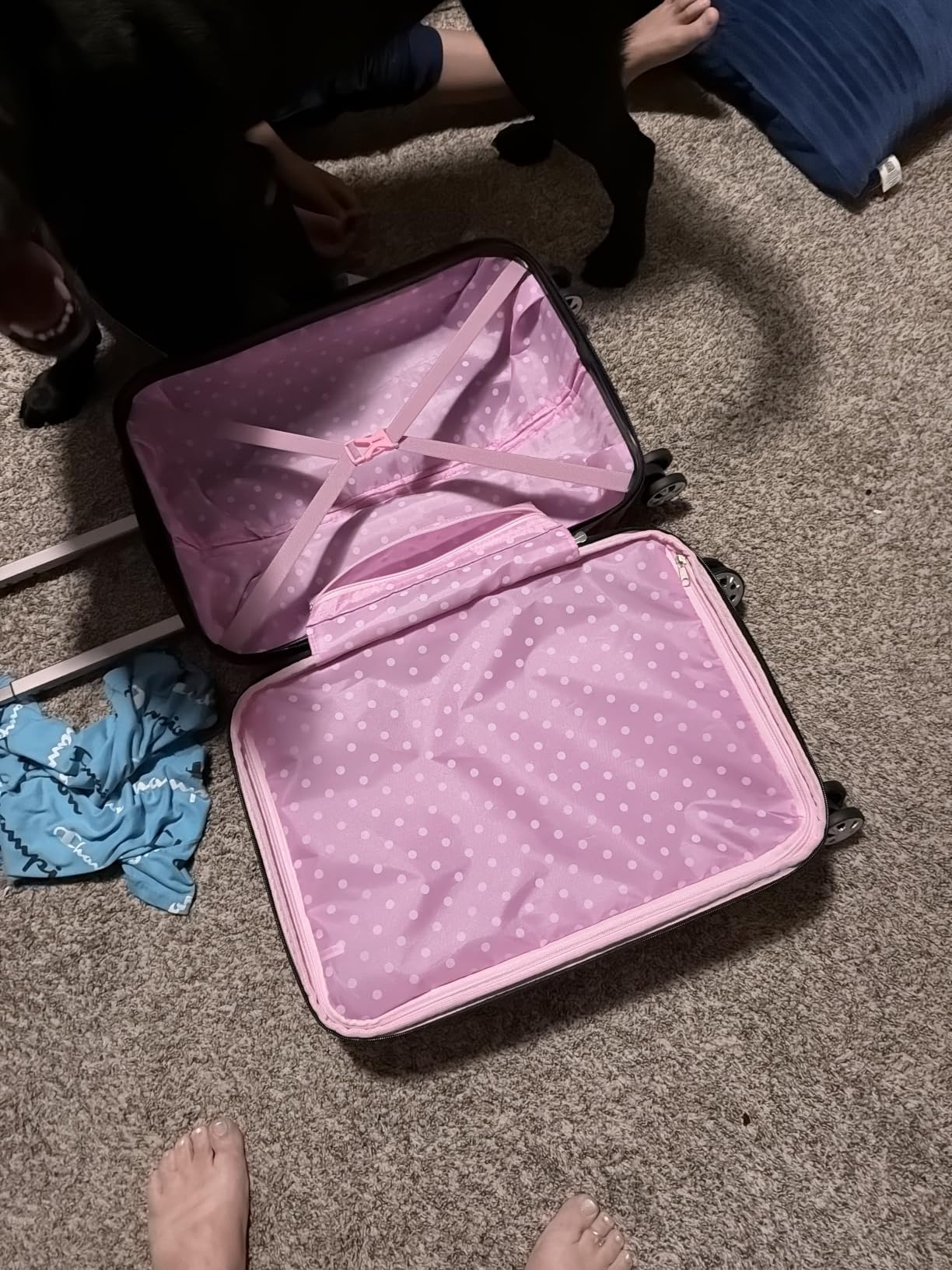 Rockland Melbourne Hardside Expandable Spinner Wheel Luggage, Carry-On 20