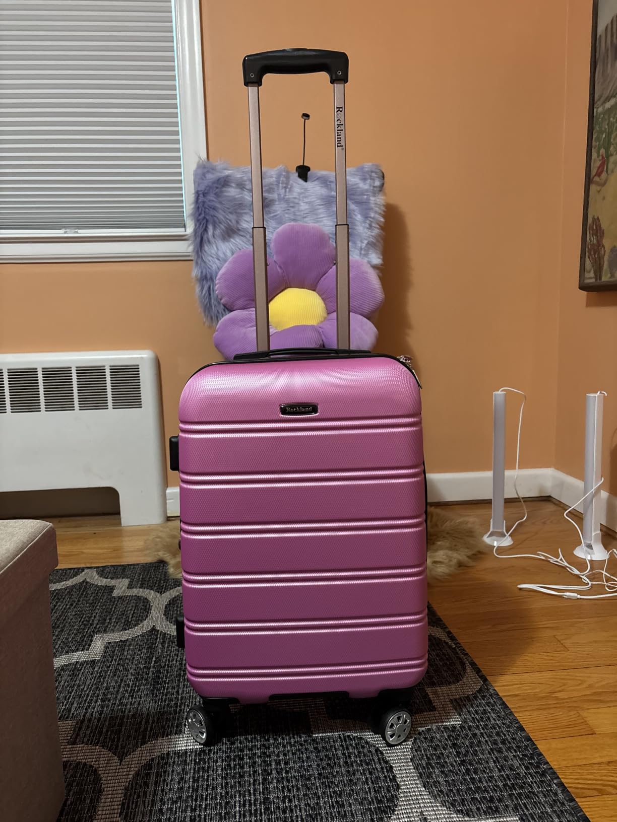 Rockland Melbourne Hardside Expandable Spinner Wheel Luggage, Carry-On 20