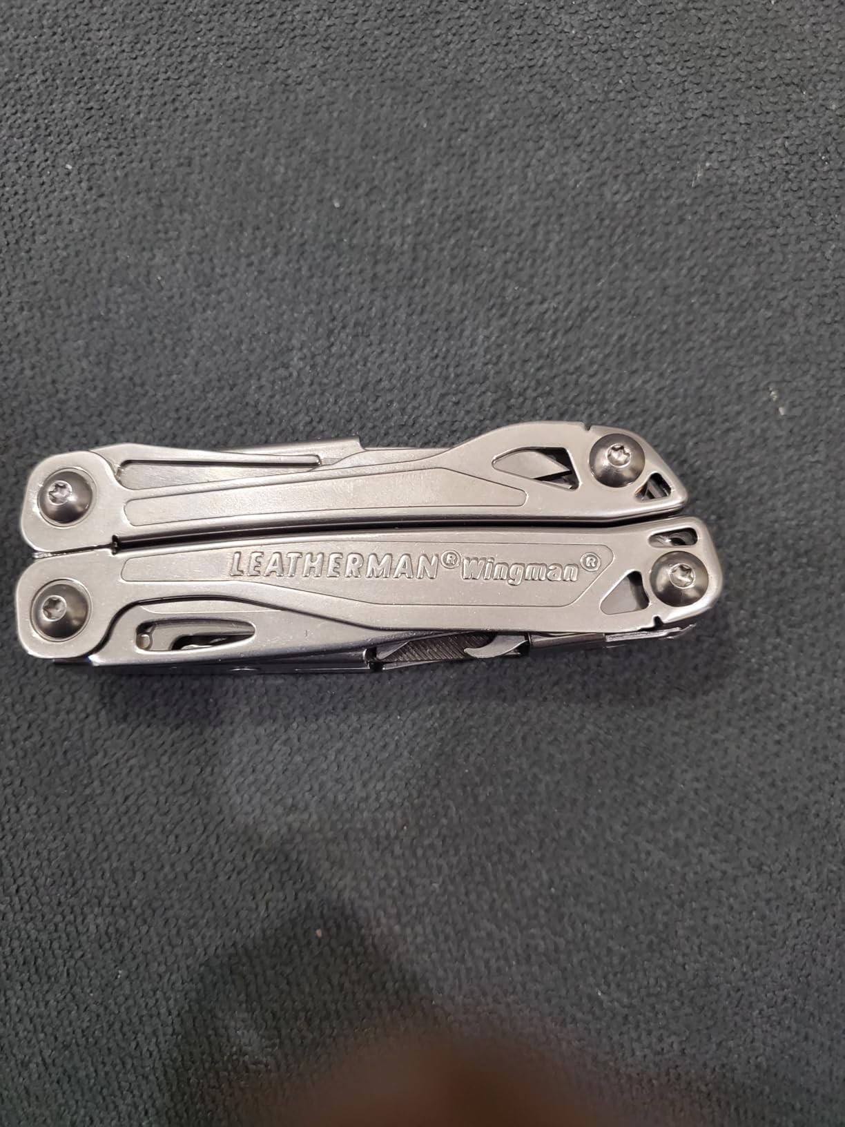 LEATHERMAN Wingman Multi-Tool, Spring-Action Pliers and Scissors, Stainless customer photo 1