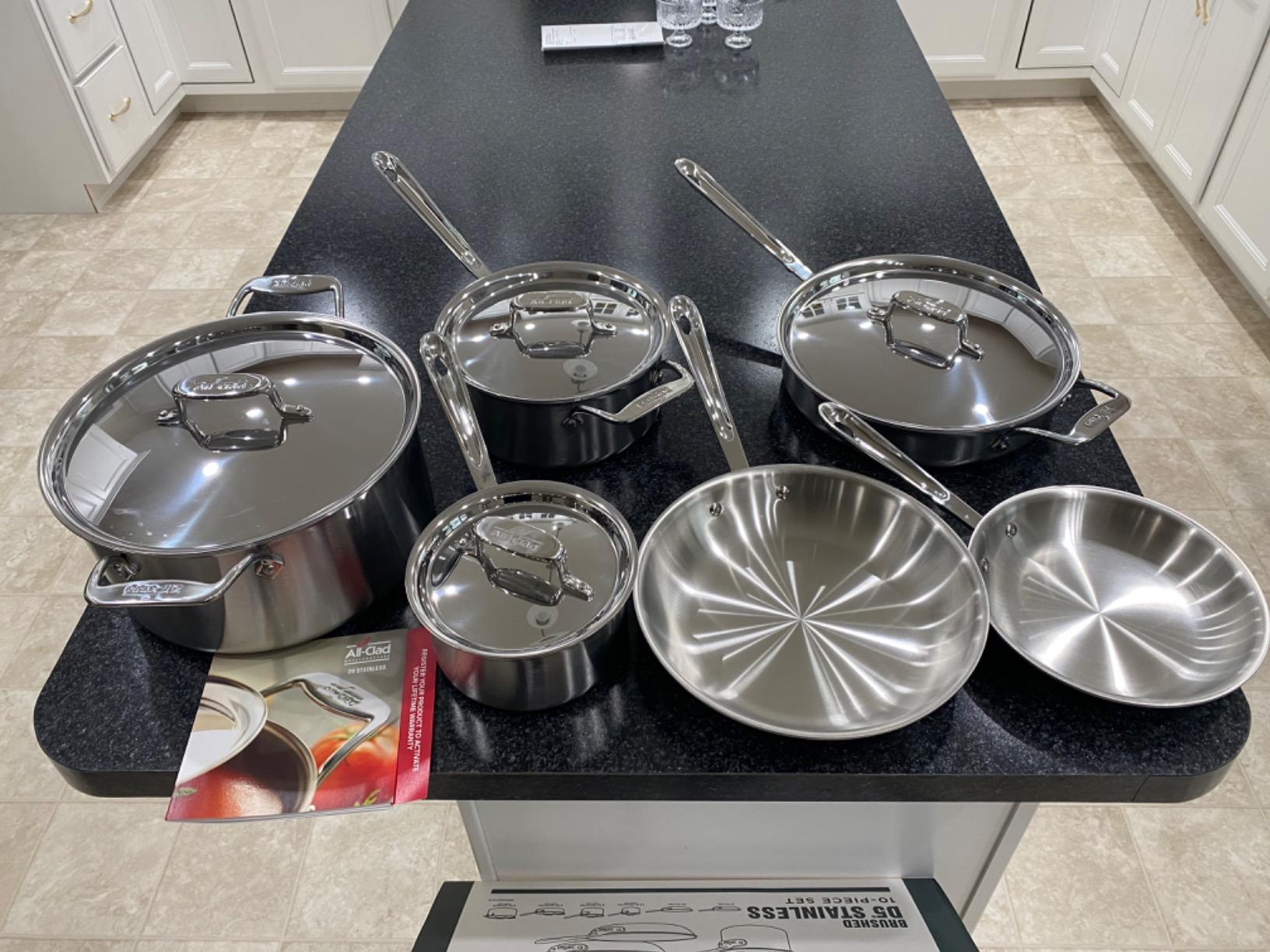 All-Clad D5® Stainless Steel 10-Piece Cooking Set, Made in the USA customer photo 1