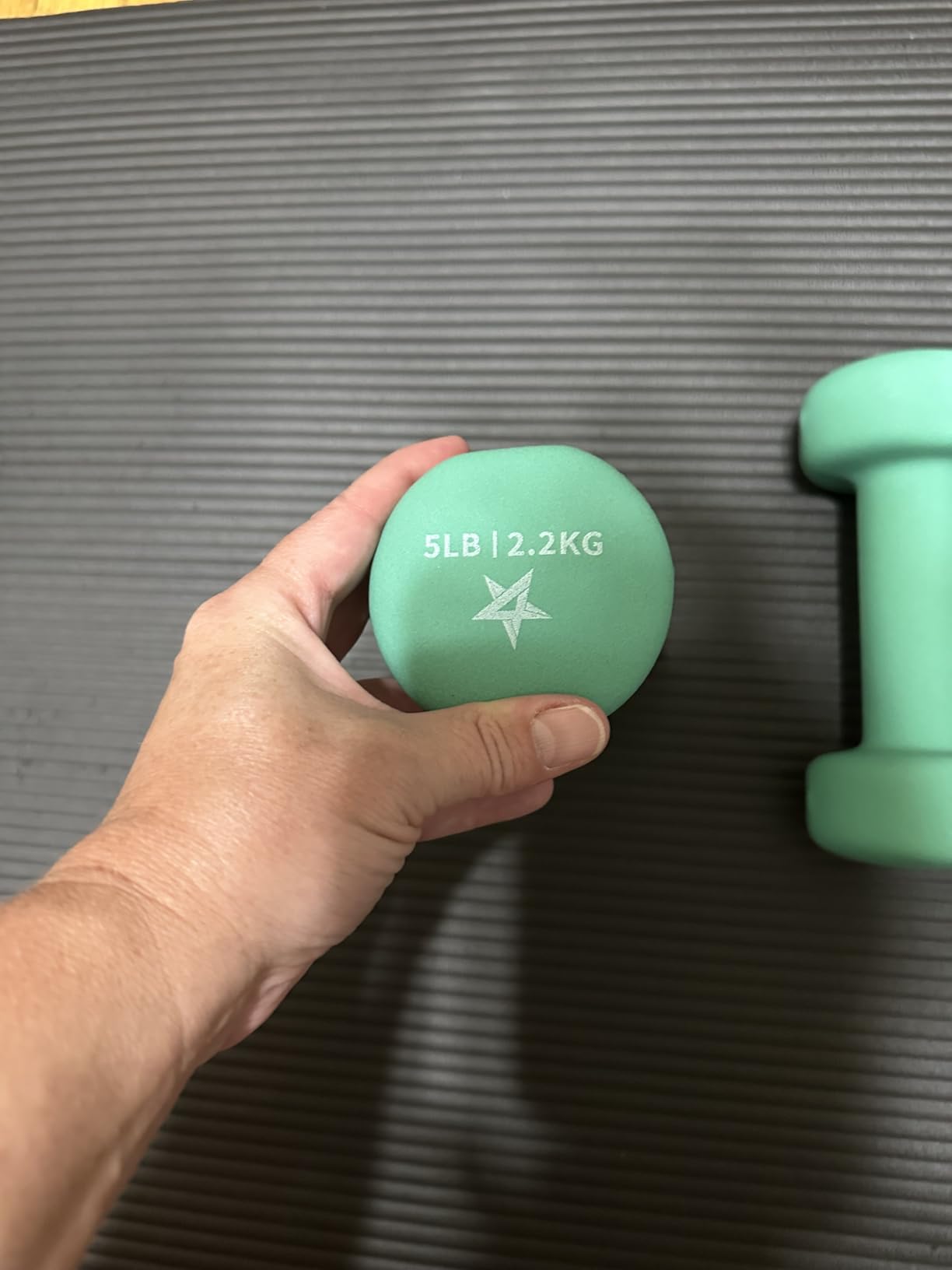 Yes4All Neoprene Dumbbells, Pairs and Sets with Rack for Home Workouts customer photo 2
