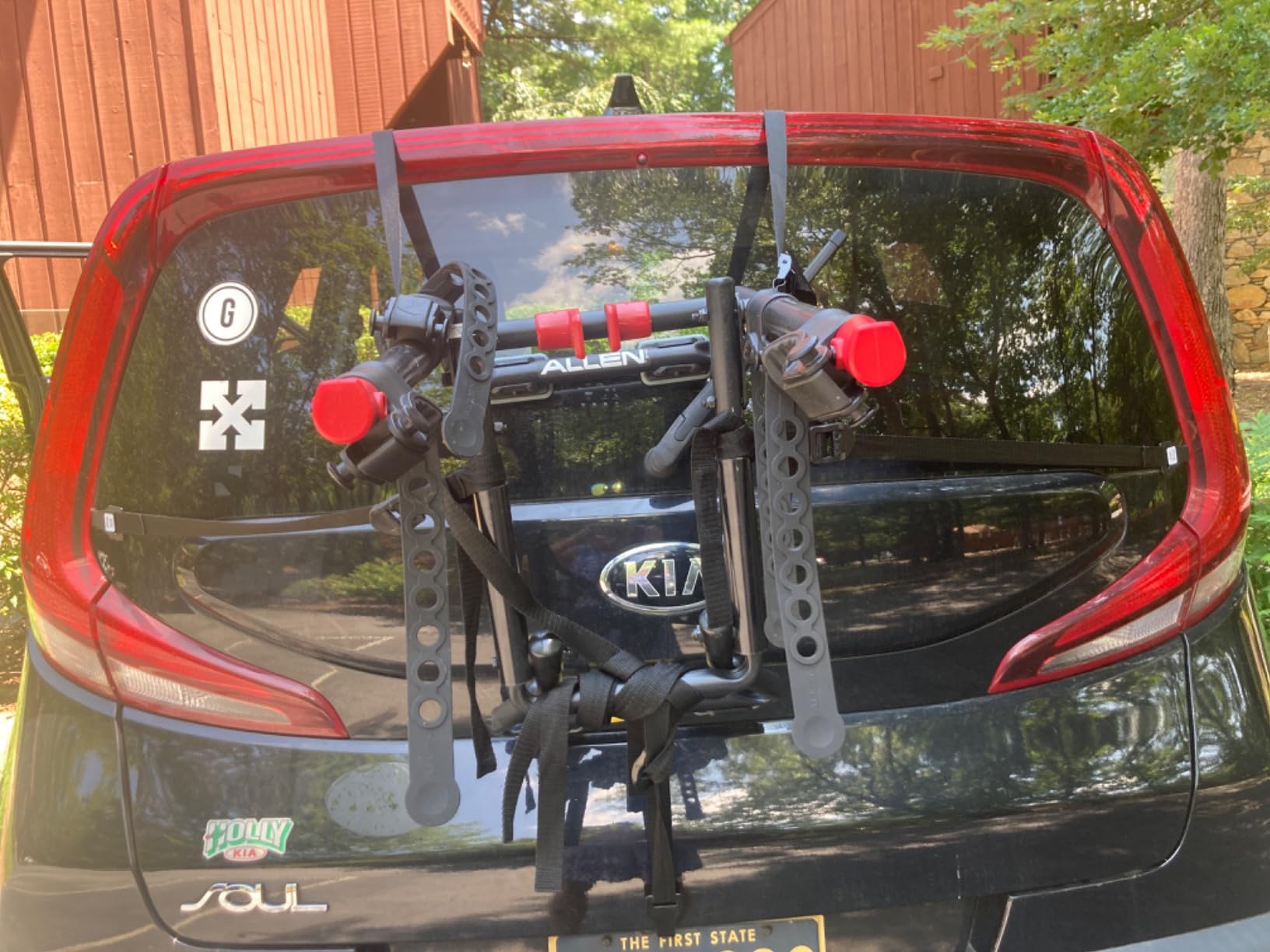 Allen Sports Premier 2-Bike Trunk Rack, Model S102, Black customer photo 2
