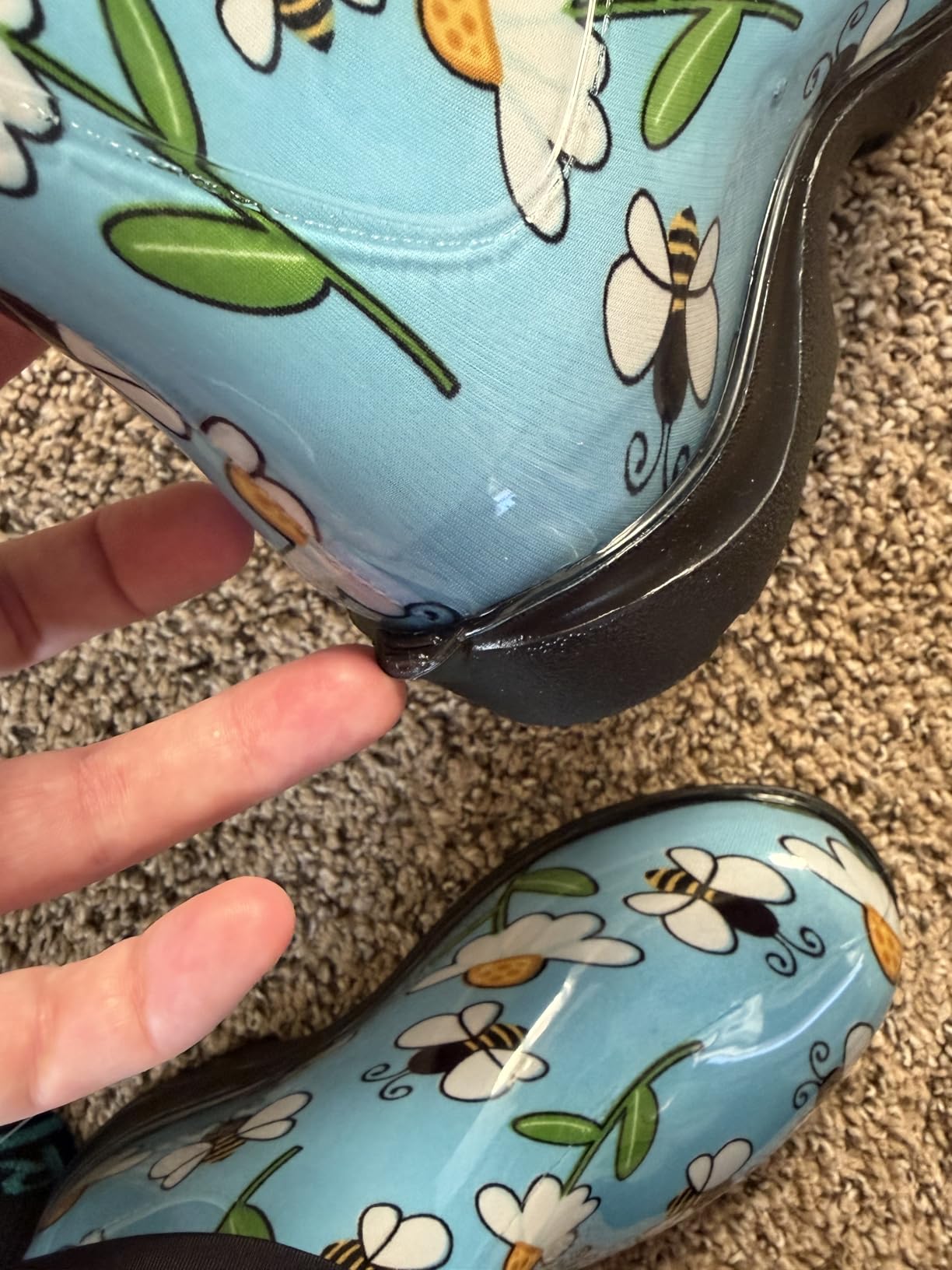 Sloggers Waterproof Garden Rain Boots for Women - Cute MidCalf Boots customer photo 1