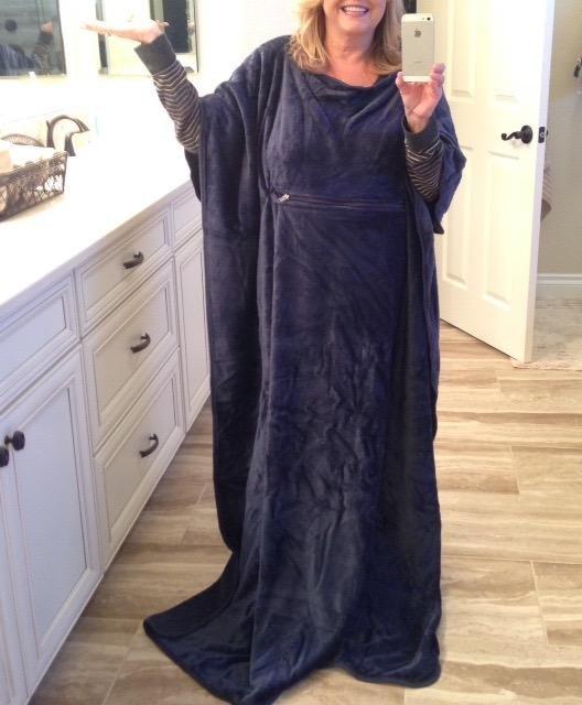 TRAVELREST 4-in-1 Travel Blanket - Comfort for Long Travel - Grey Regular customer photo 2