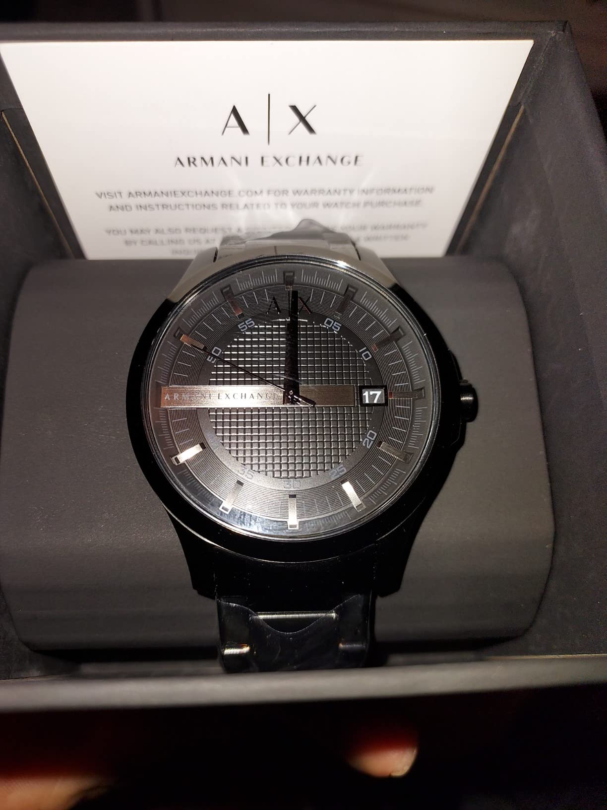 A|X Armani Exchange Men's Watch, Three-Hand Stainless Steel Watch for Men customer photo 2
