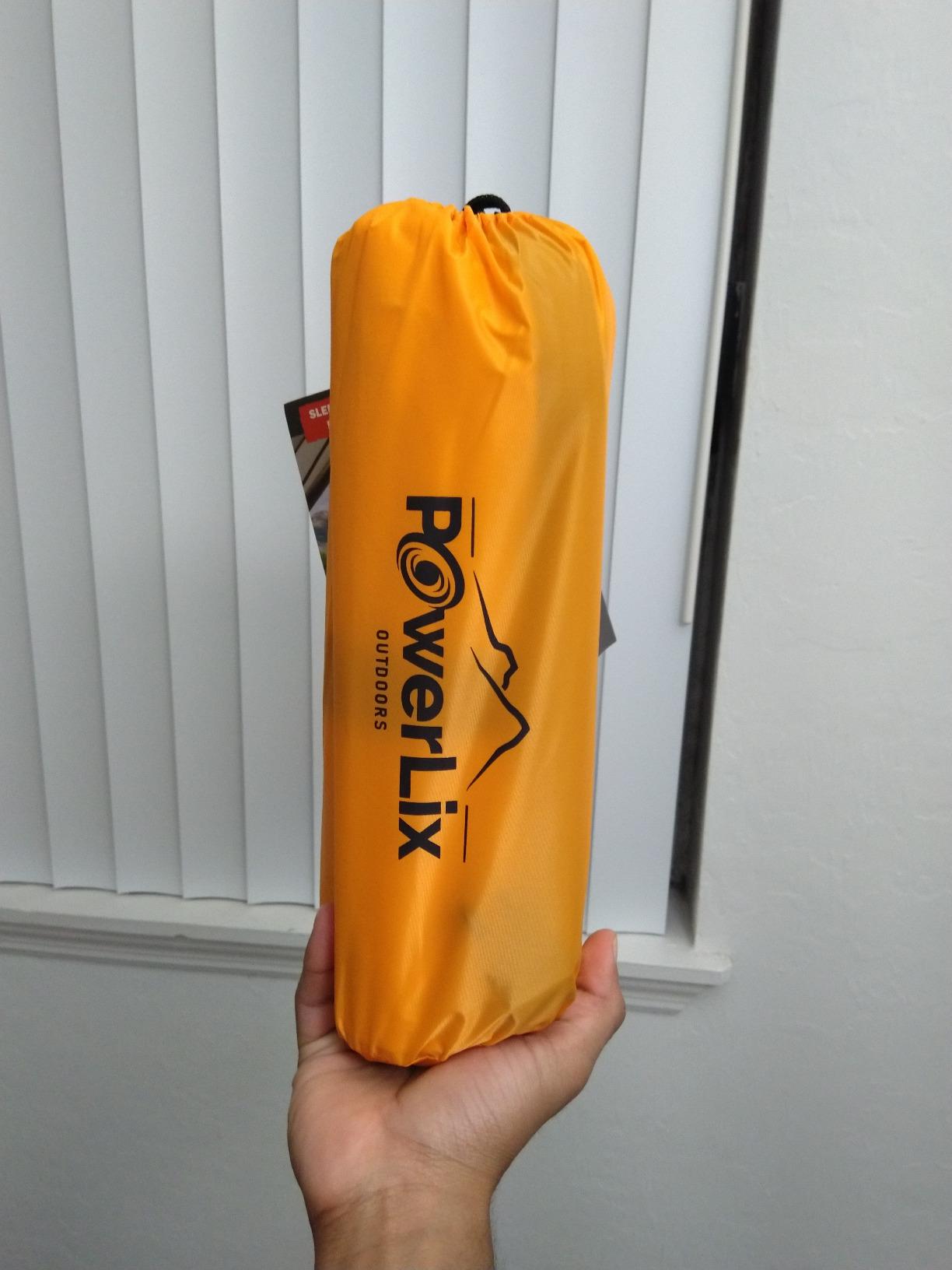 POWERLIX Ultralight Inflatable Camping Sleeping Pad - Camping Mattress for Backpacking, Hiking, Compact Lightweight Sleeping Mat for Camping, Inflation Bag/Repair Kit Included customer photo 2