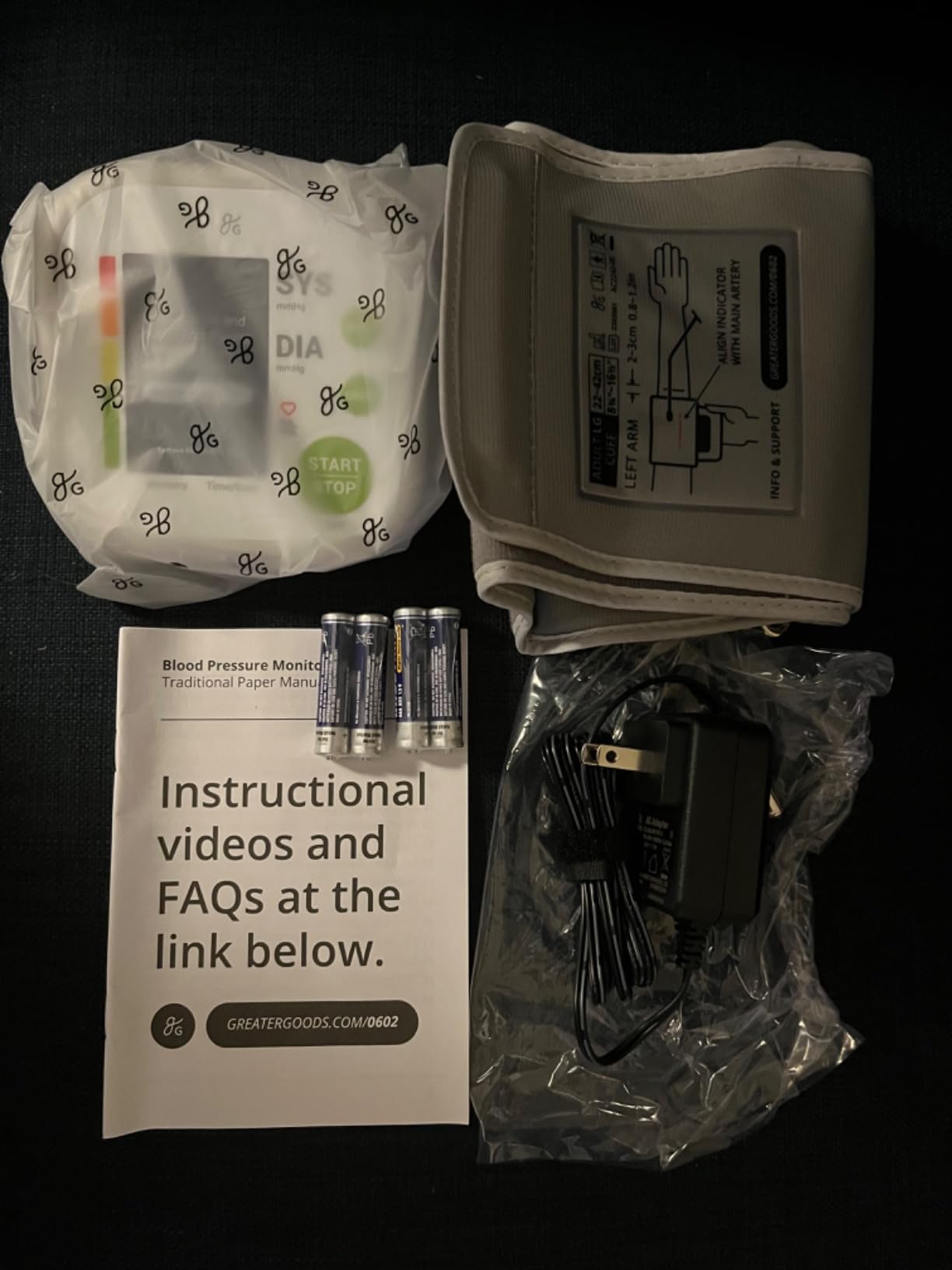 Greater Goods Upper Arm Blood Pressure Monitor for Home Use, Automatic customer photo 1