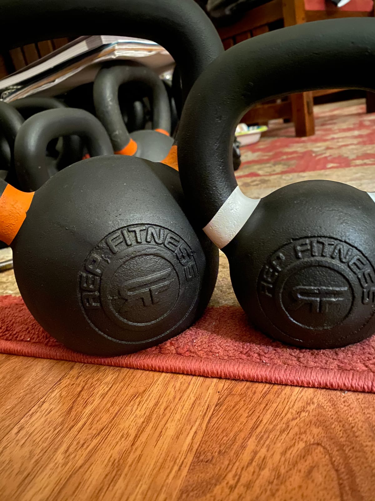 REP Fitness Kettlebell Set and Singles, 4kg to 24kg, 9lb to 53lb Weight Range, Cast Iron, Strength Exercise Training, Home Gym, Power Workout Equipment, Free Weights, Dumbbell Alternative customer photo 2