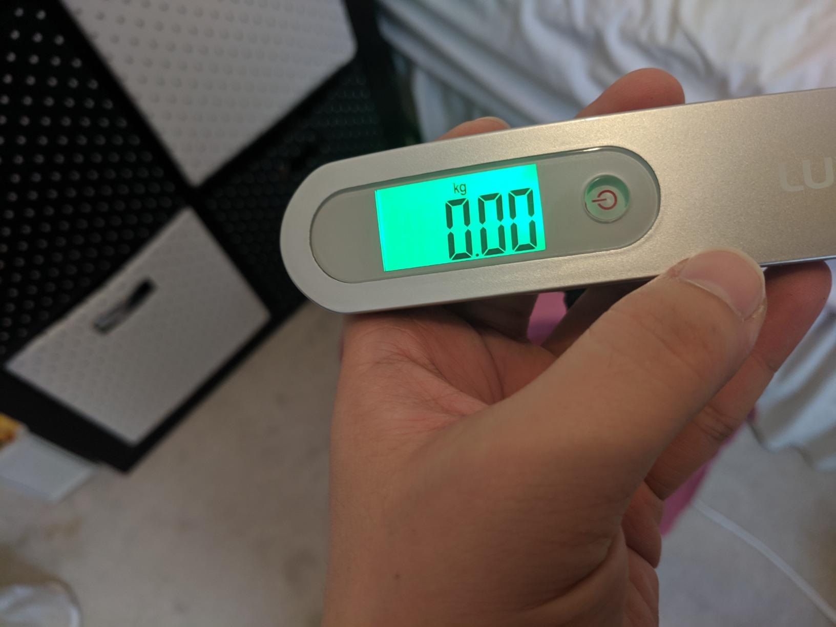 Digital Luggage Scale Vacation Travel Essentials Accessories Gifts for Traveler Portable Suitcase Handheld Weight Scale 110 lbs Hanging Baggage Travel Must Haves customer photo 2