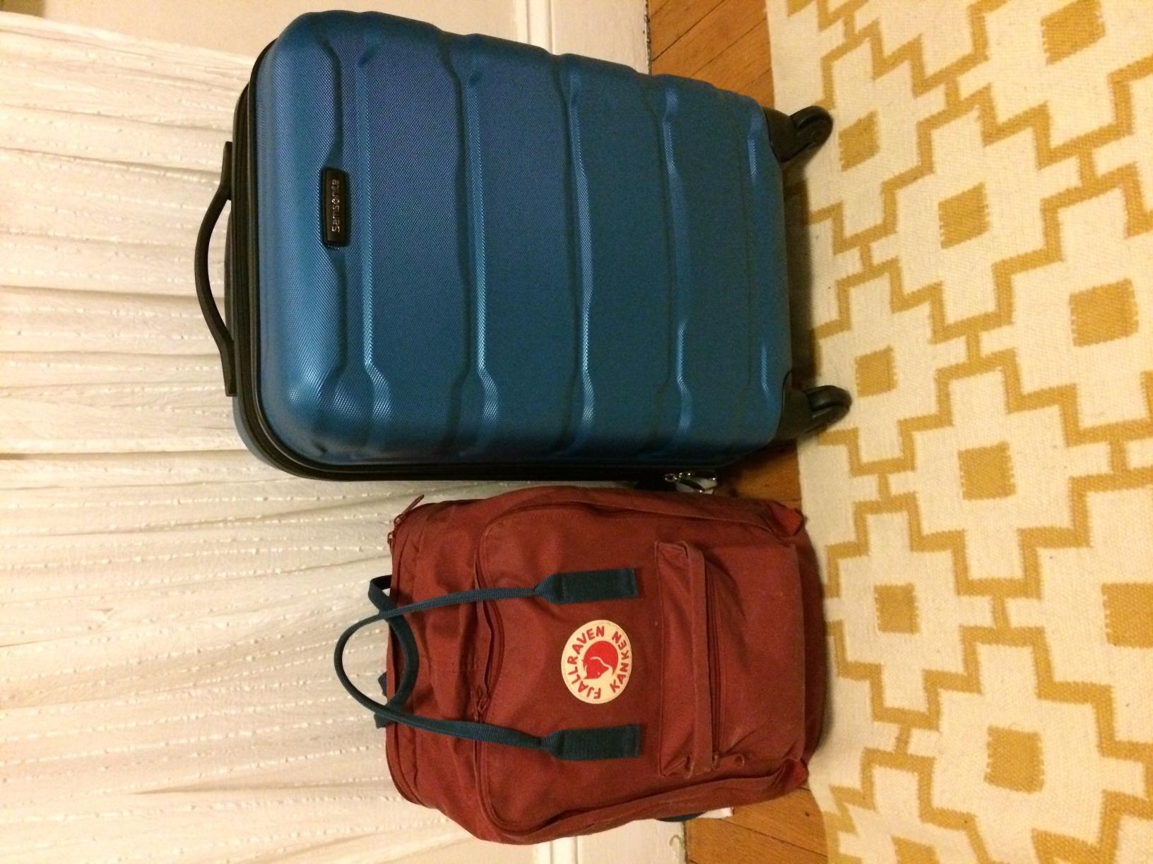 Samsonite Omni PC Hardside Expandable Luggage with Spinner Wheels, Teal, Carry-On 20-Inch customer photo 2