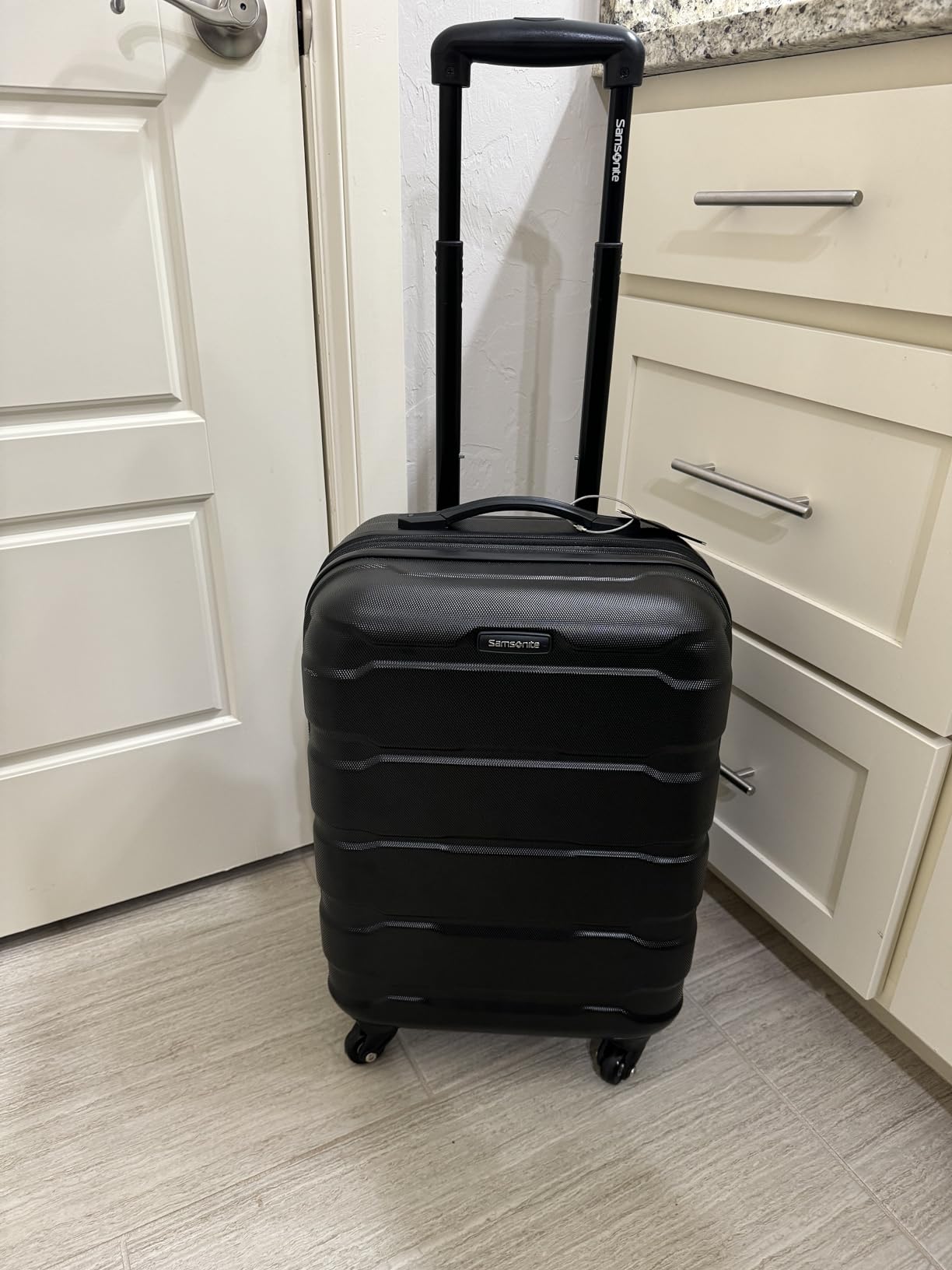 Samsonite Omni PC Hardside Expandable Luggage with Spinner Wheels, Teal, 3-Piece Set (20/24/28) customer photo 1