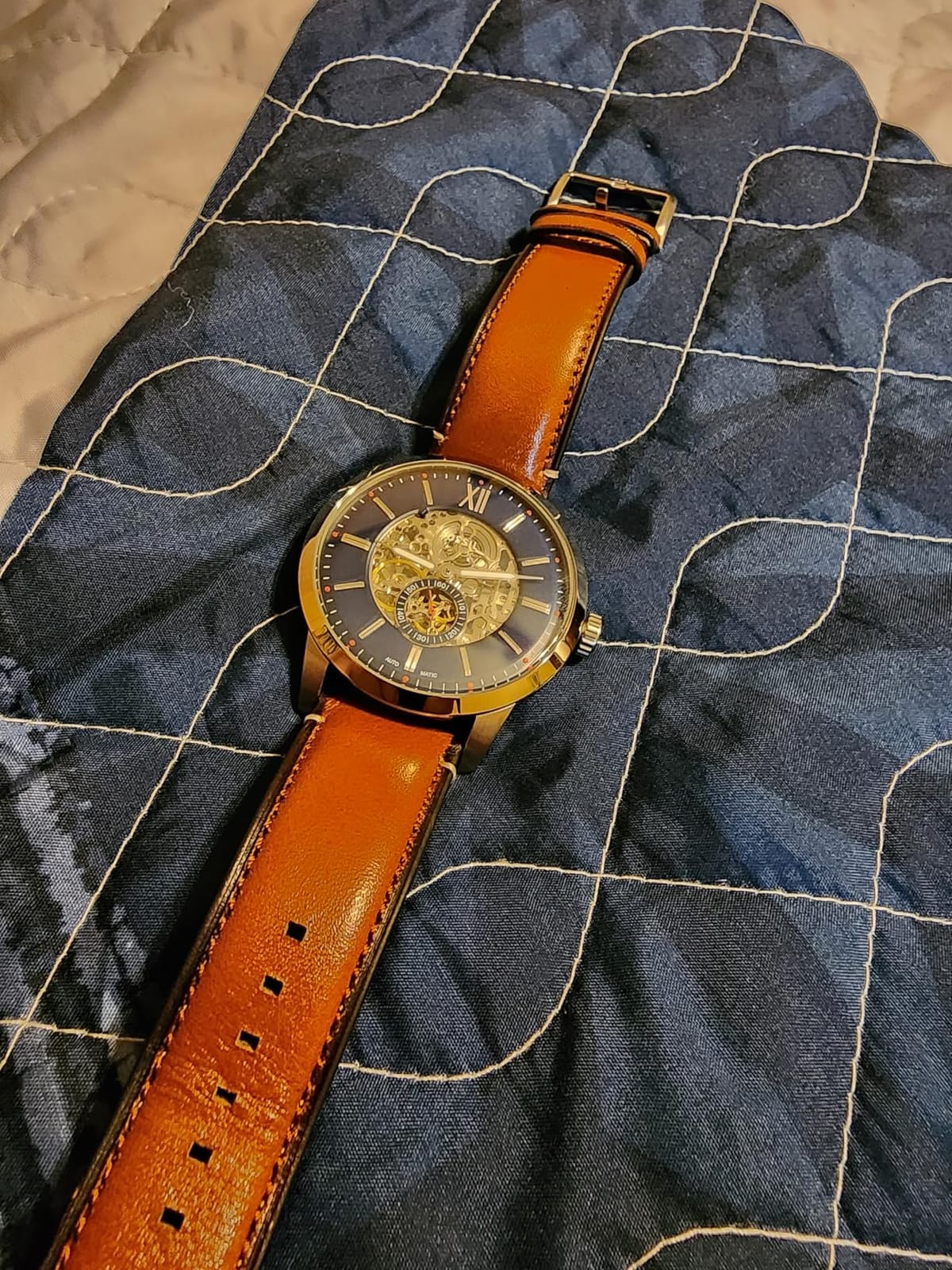 Fossil Men's Watch, Townsman Automatic Stainless Steel Watch for Men customer photo 1