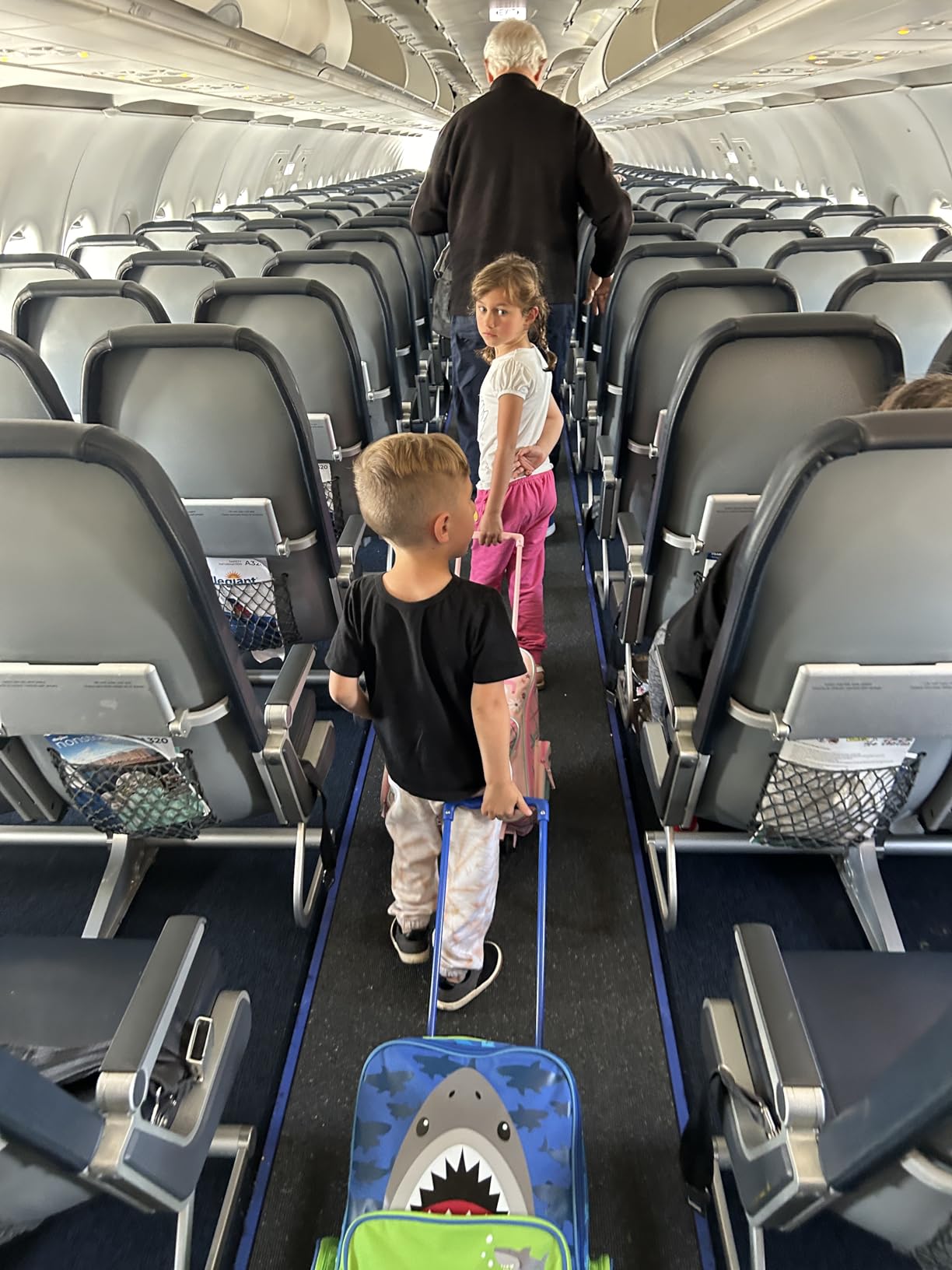 Stephen Joseph Kids Classic Rolling Luggage, Kids Luggage, Toddler Rolling Travel Carry On, Kids Suitcase with wheels, customer photo 2
