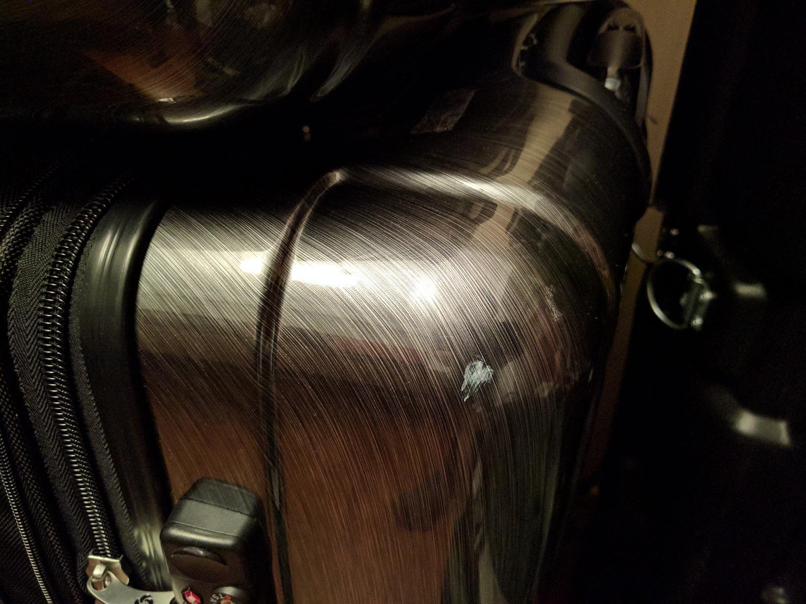 Samsonite Winfield 2 Hardside Expandable Luggage with Spinner Wheels, Deep Blue, Checked-Large 28-Inch customer photo 1