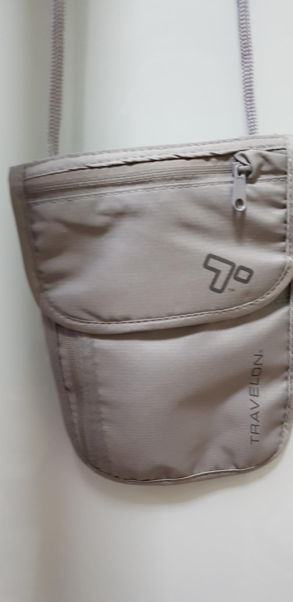 Travelon Rfid Blocking Undergarment Neck Pouch Travel Wallet, Gray, One Size customer photo 1