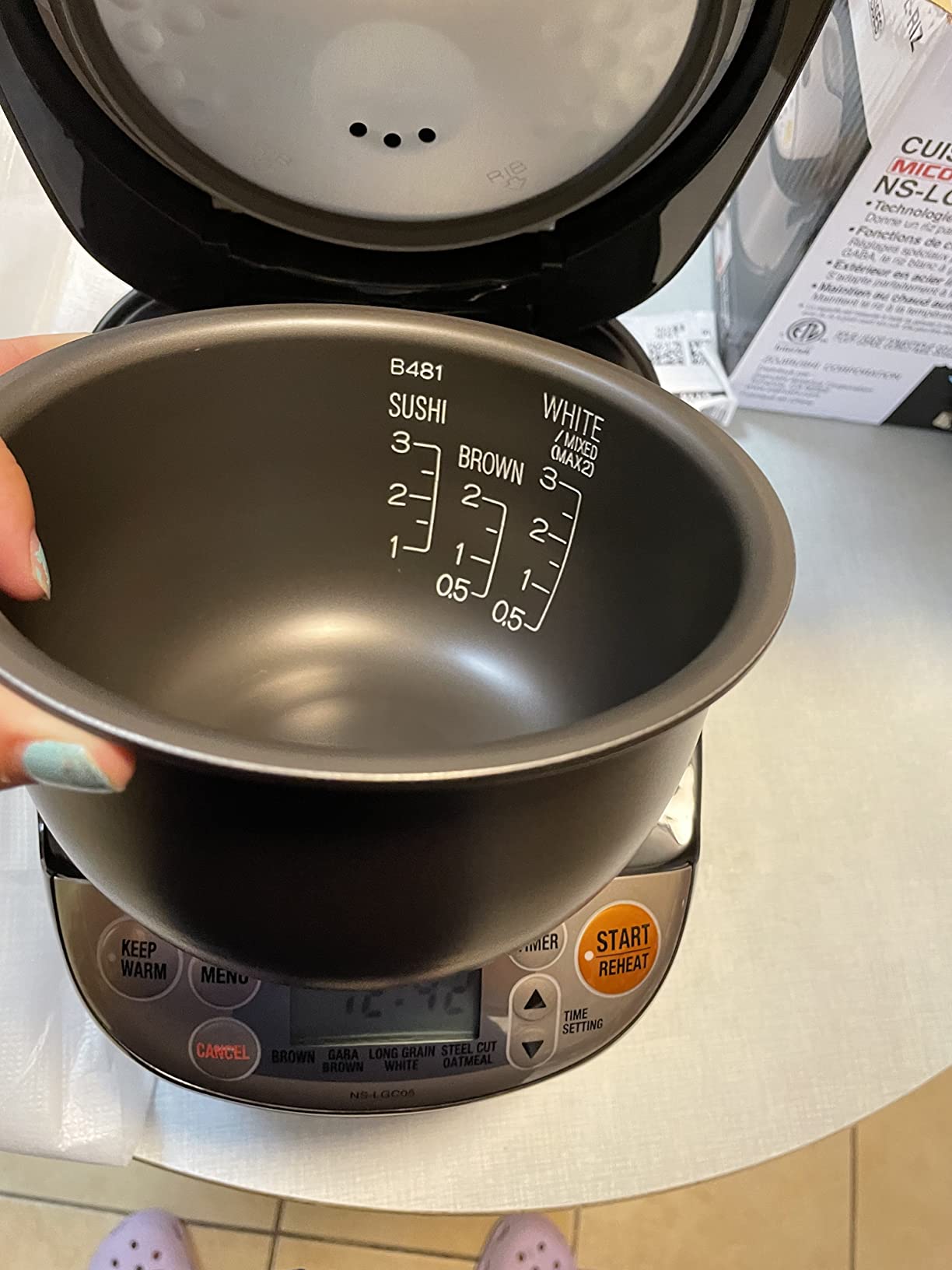 Zojirushi Micom 3-Cup Compact Size, Multiple Settings, Stainless Steel Made, Built-In Retractable Power Cord and Easy to Transport Rice Cooker and Warmer customer photo 1