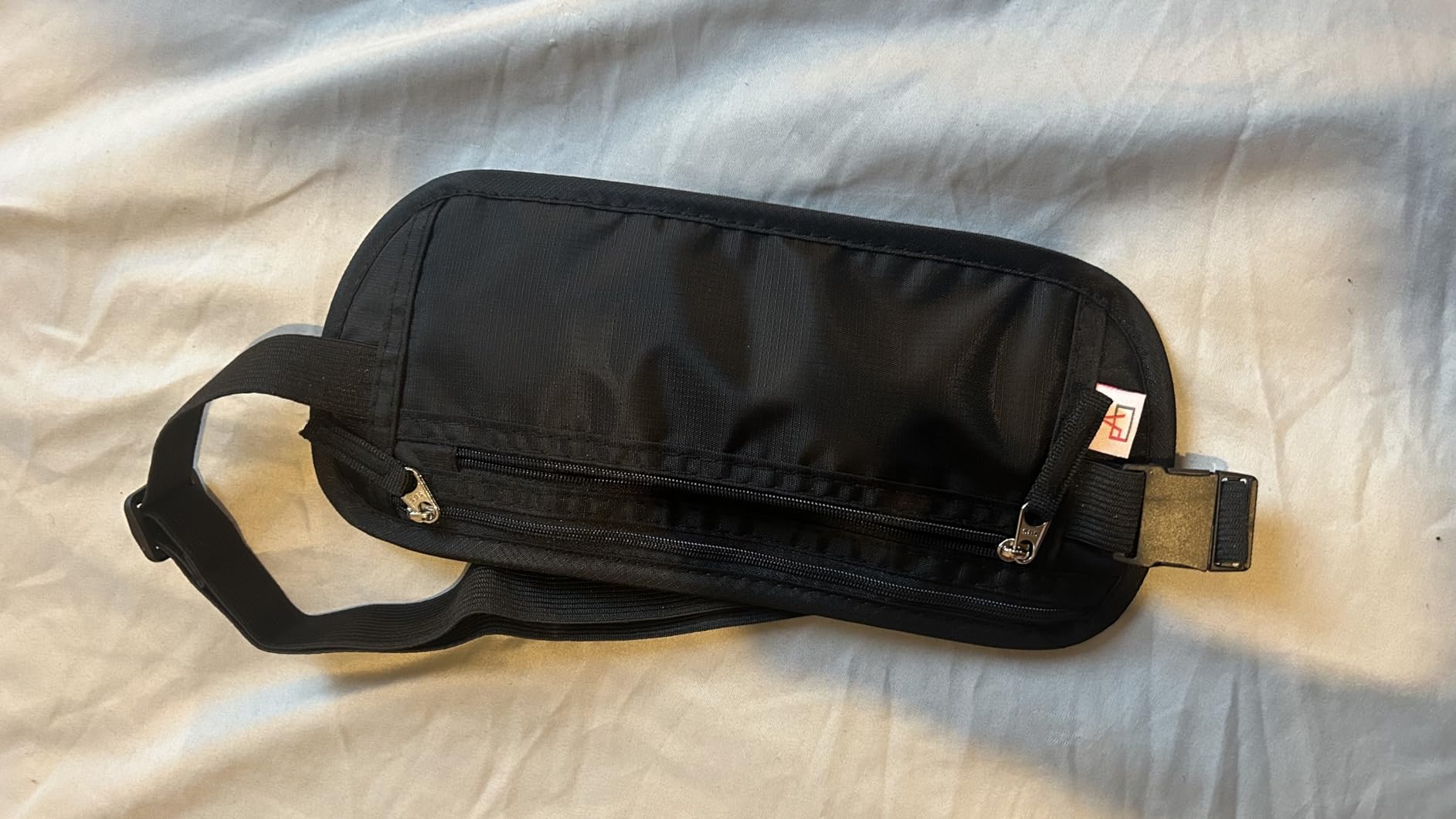 Money Belt Passport Holder Slim Hidden Travel Wallet with RFID Blocking customer photo 1