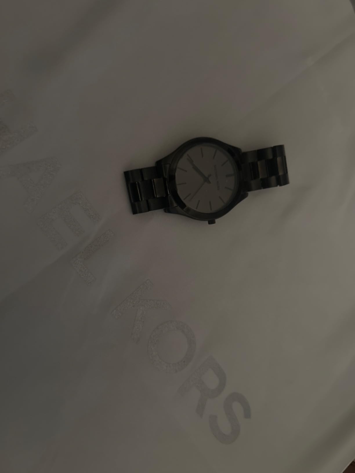 Michael Kors Oversized Slim Runway Men's Watch, Stainless Steel Watch for Men customer photo 1