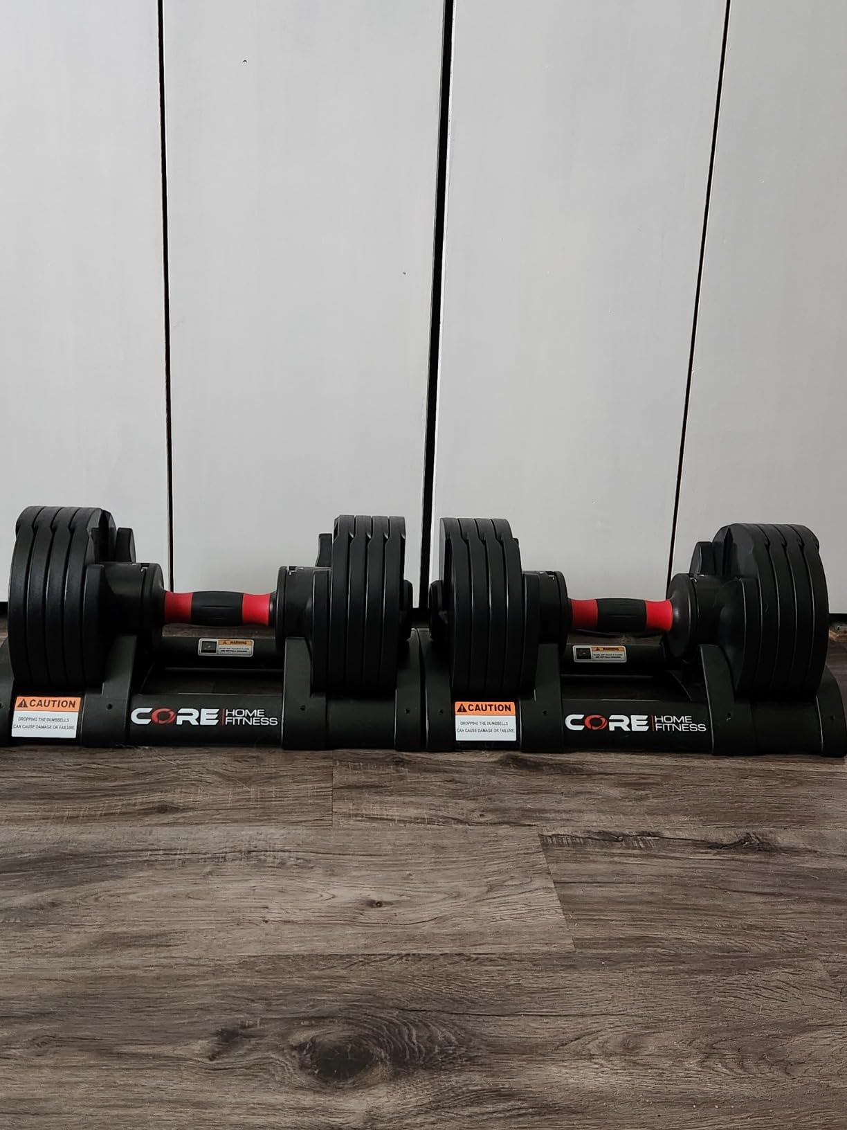 Core Fitness® Adjustable Dumbbell Weight Set by Affordable Dumbbells customer photo 1