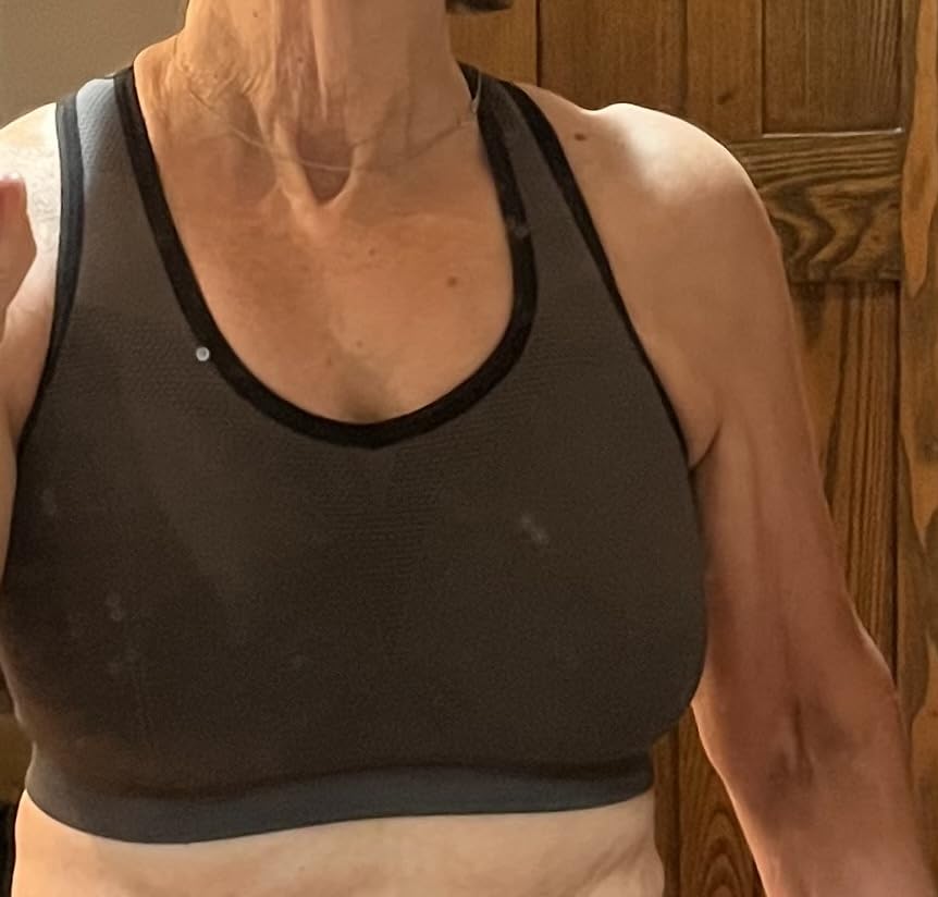 MIRITY Women Racerback Sports Bras - High Impact Workout Gym Activewear Bra customer photo 1