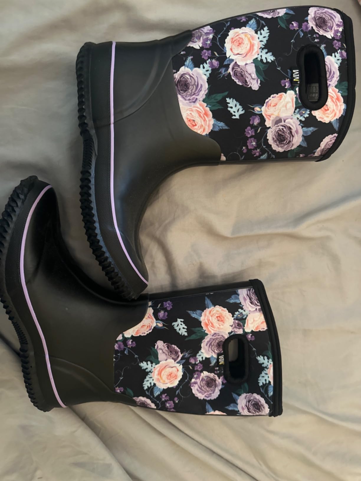 WTW Mid Calf Rain Boots for Women - Waterproof Insulated Neoprene Mud Boots Outdoor Hunting Garden Boots customer photo 1