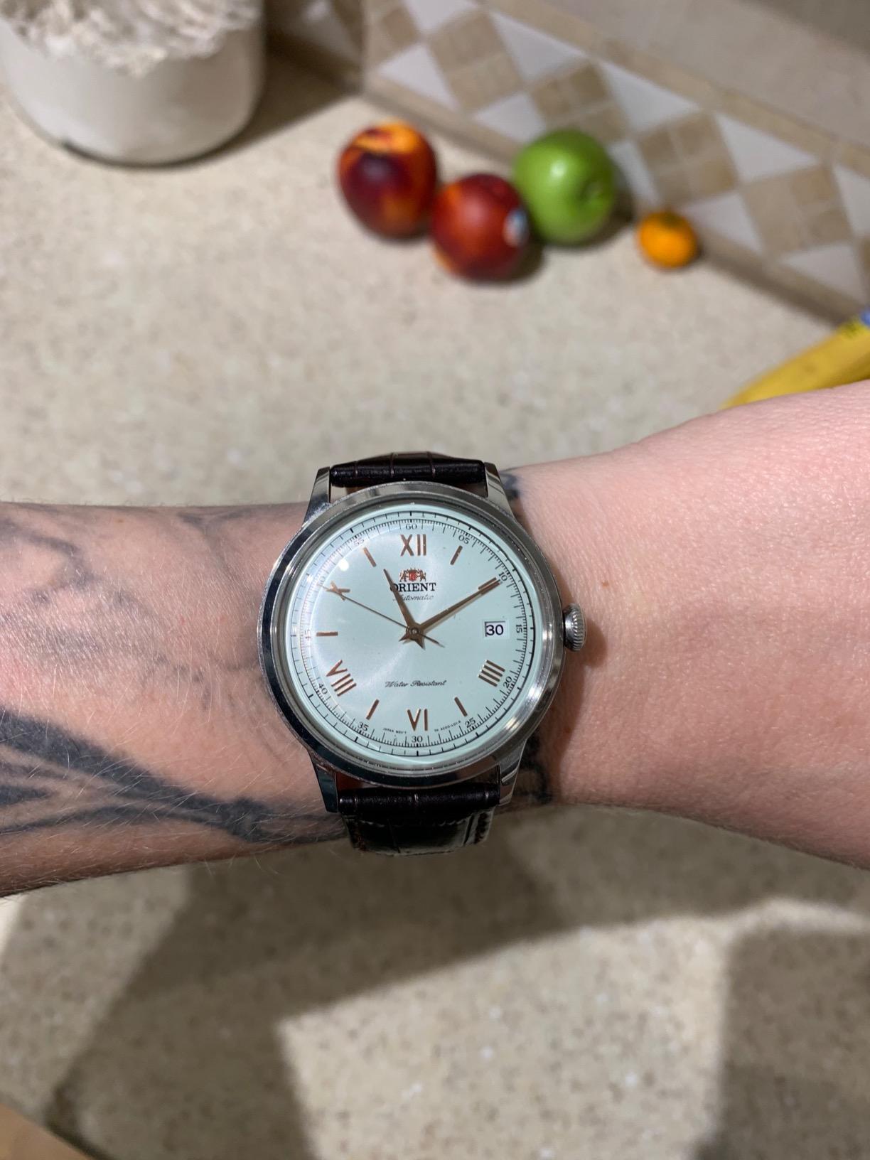 Orient Bambino Version 2 | Automatic/Hand-Winding Wrist Watch | 40.5 mm Case | Classic Watch customer photo 2