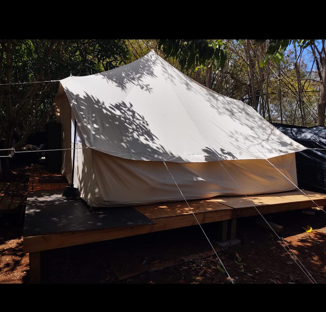 Dream House Large Spacious Outdoor Waterproof Cotton Canvas 4 Season Camping Tent for 10 Persons customer photo 1