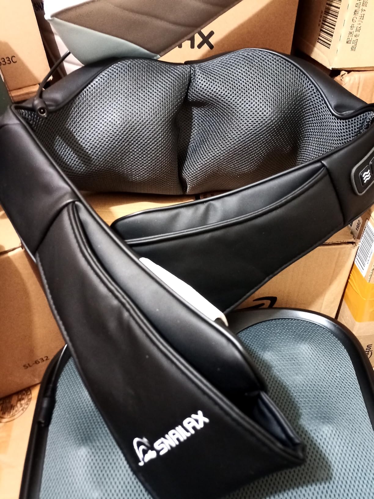 Shiatsu Neck & Shoulder Massager with Heat, Deep Tissue Back Massager customer photo 1