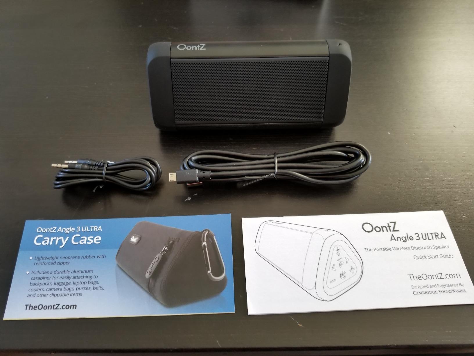 OontZ Angle 3 Ultra Gen 4 Bluetooth Speaker, 14W, 20-Hour Playtime, IPX7 customer photo 1