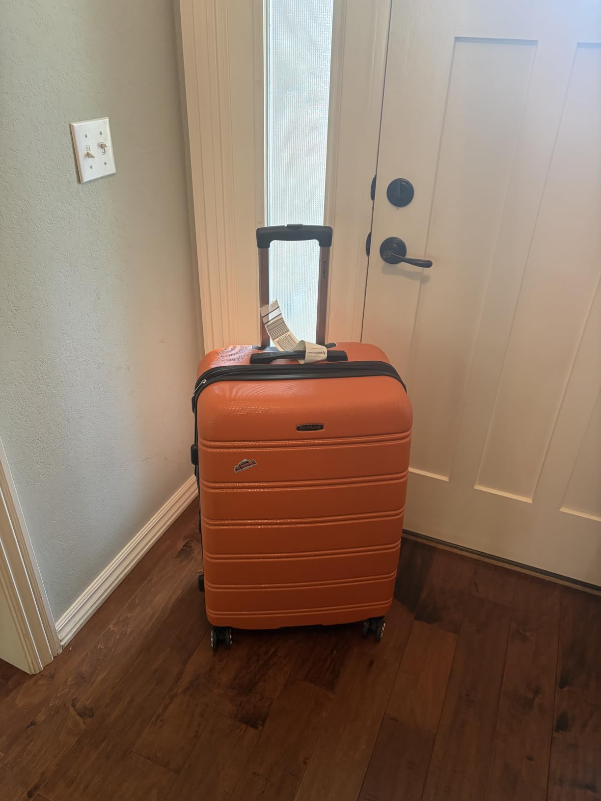 Rockland Melbourne Hardside 2 Piece Expandable Spinner Wheel Luggage Set, (20