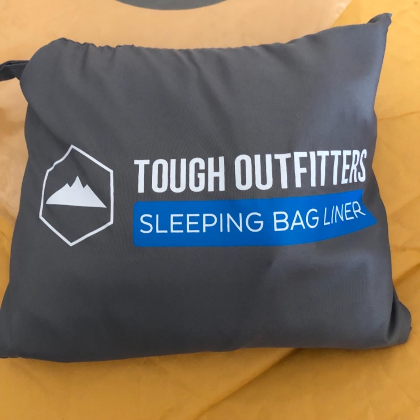 Sleeping Bag Liner - Adult Sleep Sack & Travel Sheets for Hotel - Travel Sleep Sack, Camping Sleeping Bag Liners for Cold Weather customer photo 1