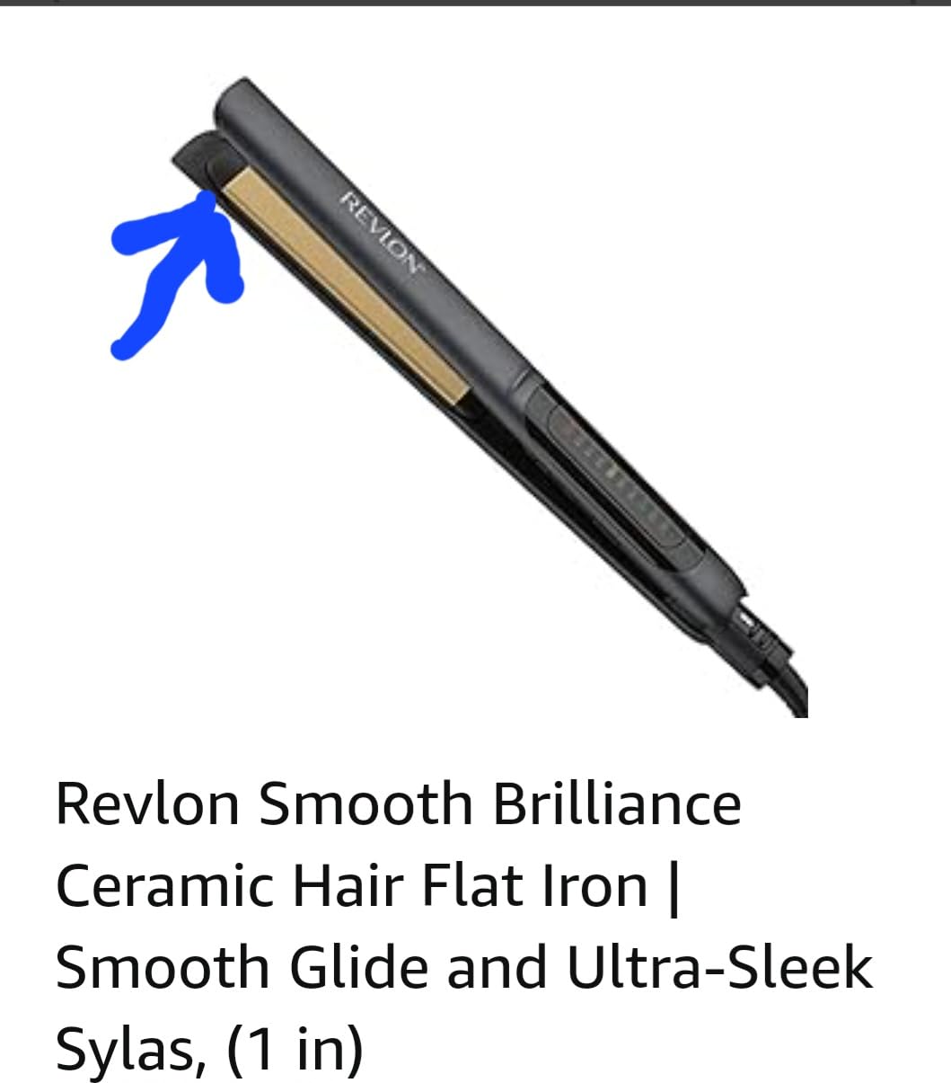 Revlon Smooth Brilliance Ceramic Hair Flat Iron | Smooth Glide and Ultra-Sleek Sylas, (1 in) customer photo 1